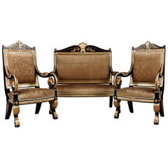 Suite de salon de style Empire