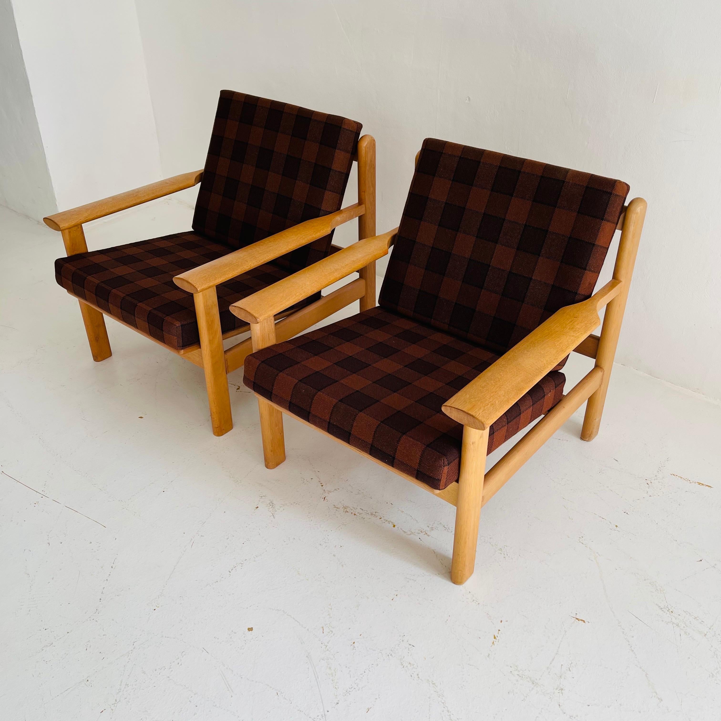 Living Room Suite Sofa Lounge Chair by Poul Volther for Frem Rølje, Denmark 1950 For Sale 6