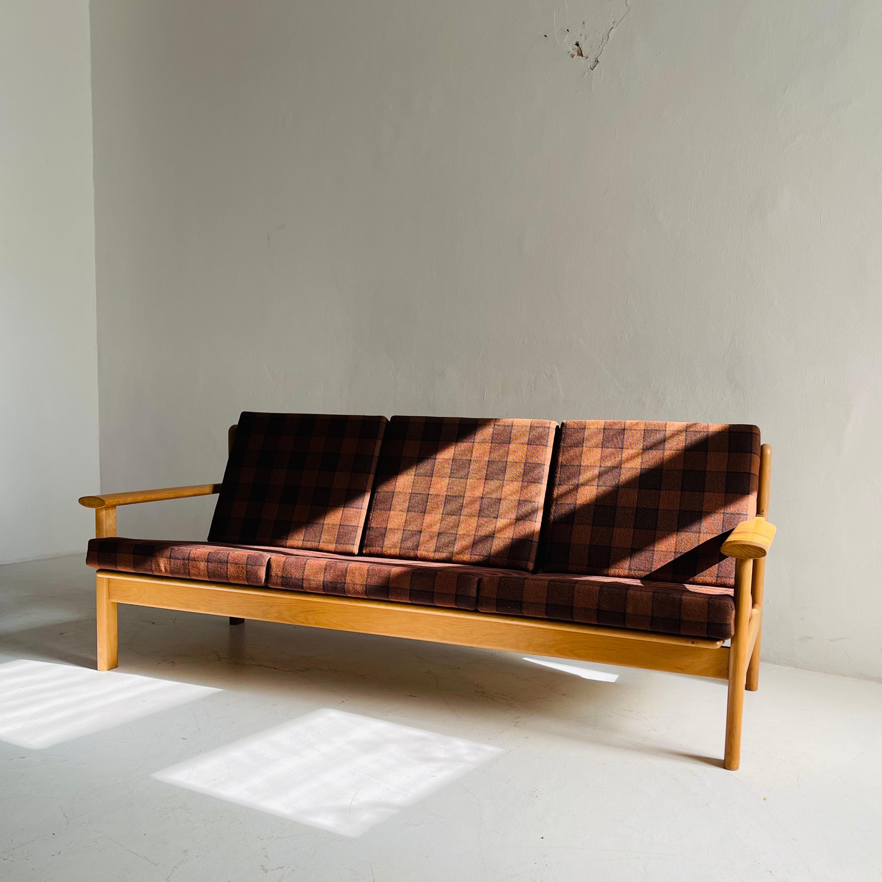Danish Living Room Suite Sofa Lounge Chair by Poul Volther for Frem Rølje, Denmark 1950 For Sale