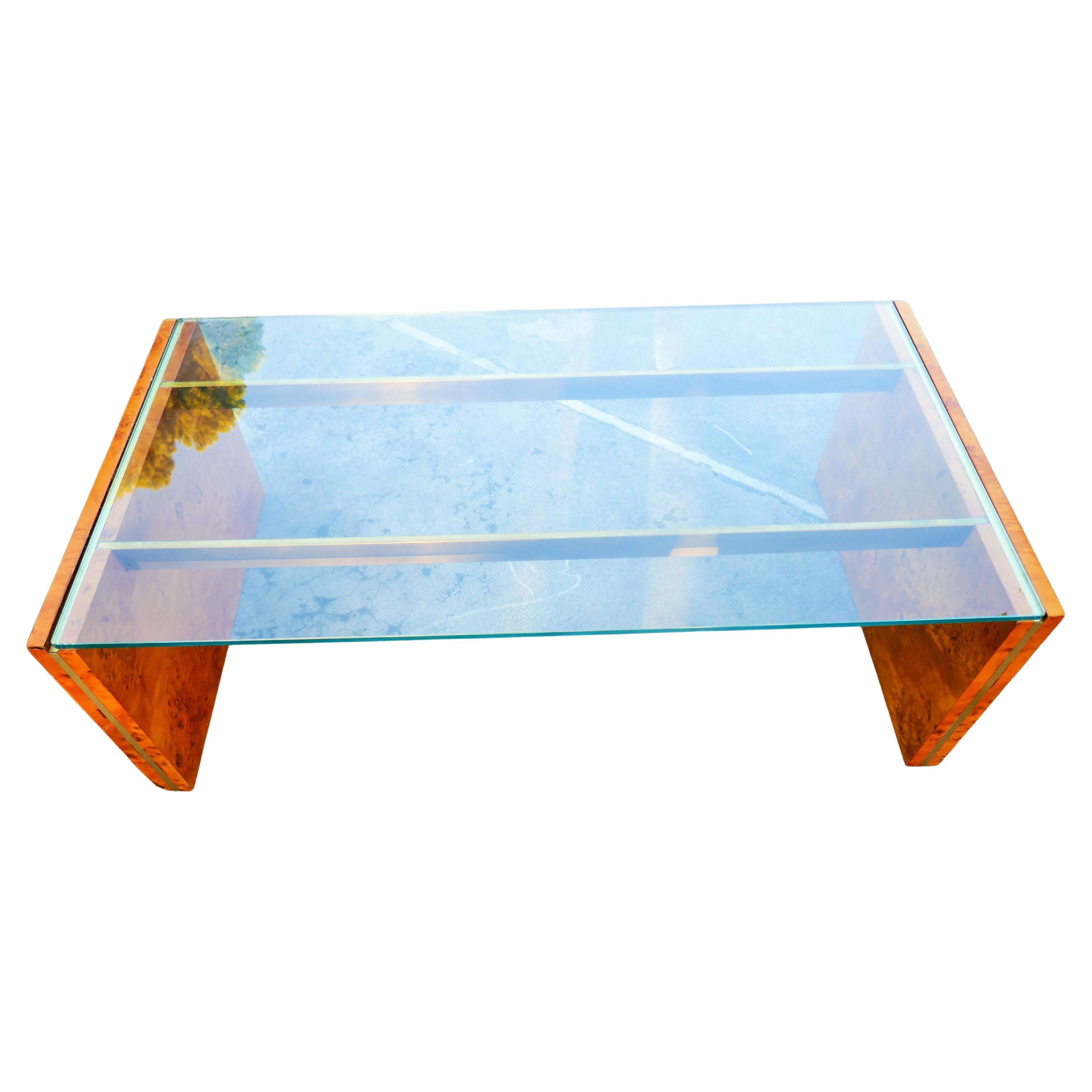 Mesa de salón att. a Willy Rizzo, Mario Sabot, Romeo Rega finales del siglo XX en venta