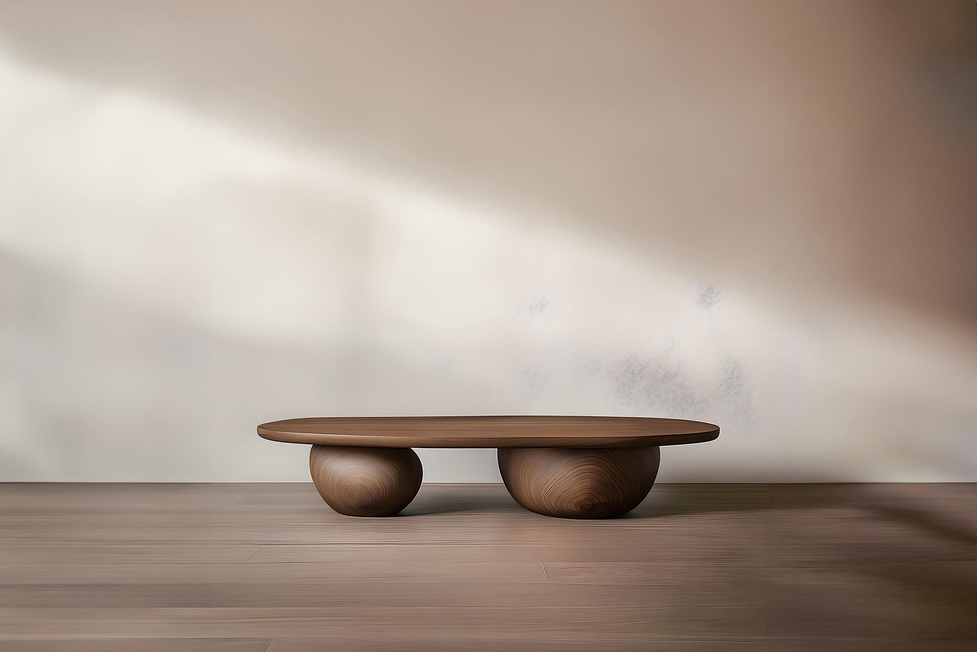 Brutalisme Table de salon Serie 6 - Sereno by NONO en bois massif pour un luxe subtil en vente