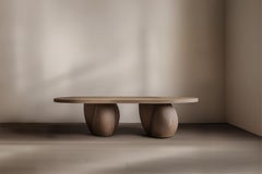 Living Room Table Serie 63 – Sereno by NONO with Sculptural Pebble Legs