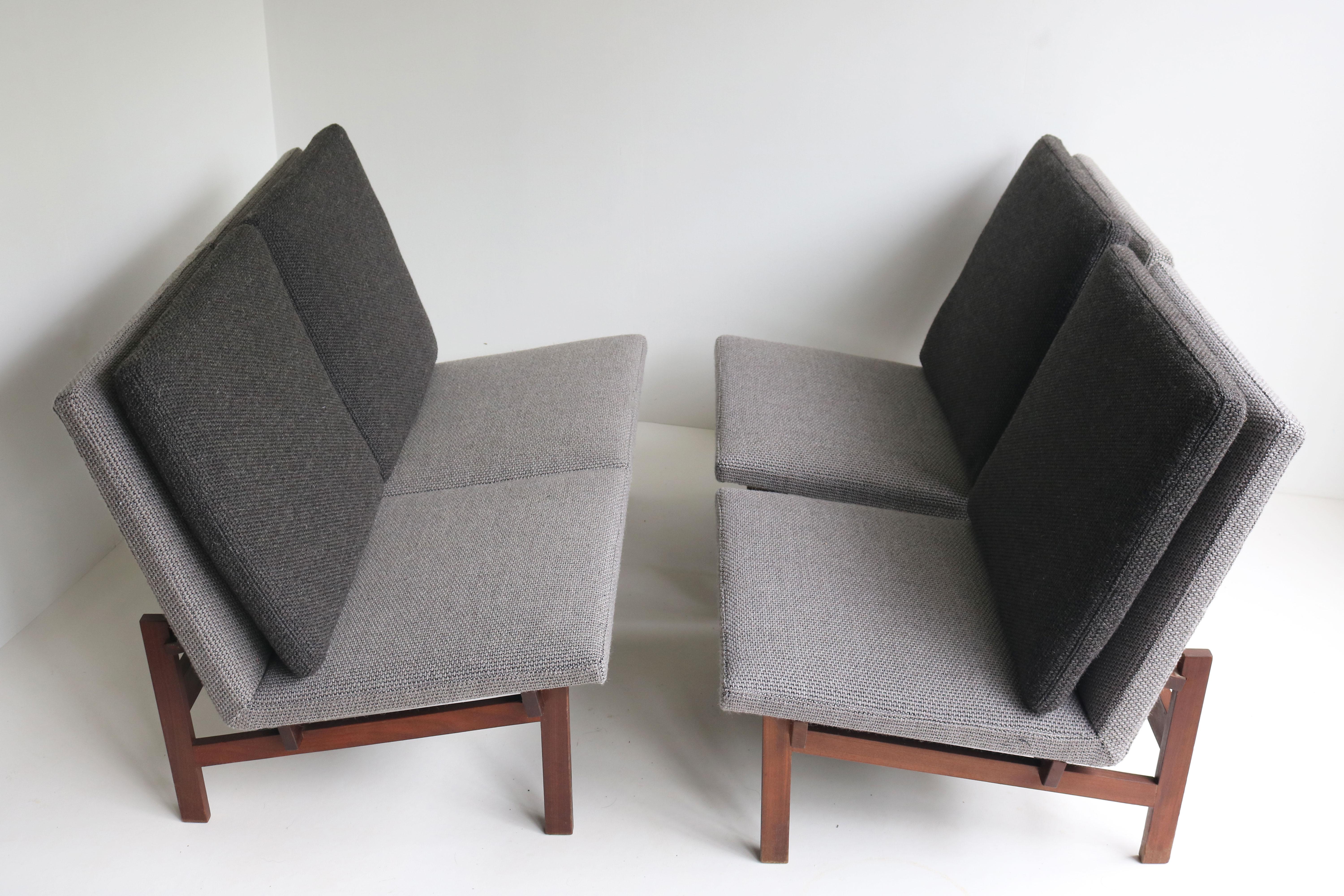 Mid-Century Modern Ensemble de salon F181 Square Line de Kho Liang Le & Theo Ruth 1958 Artifort en vente
