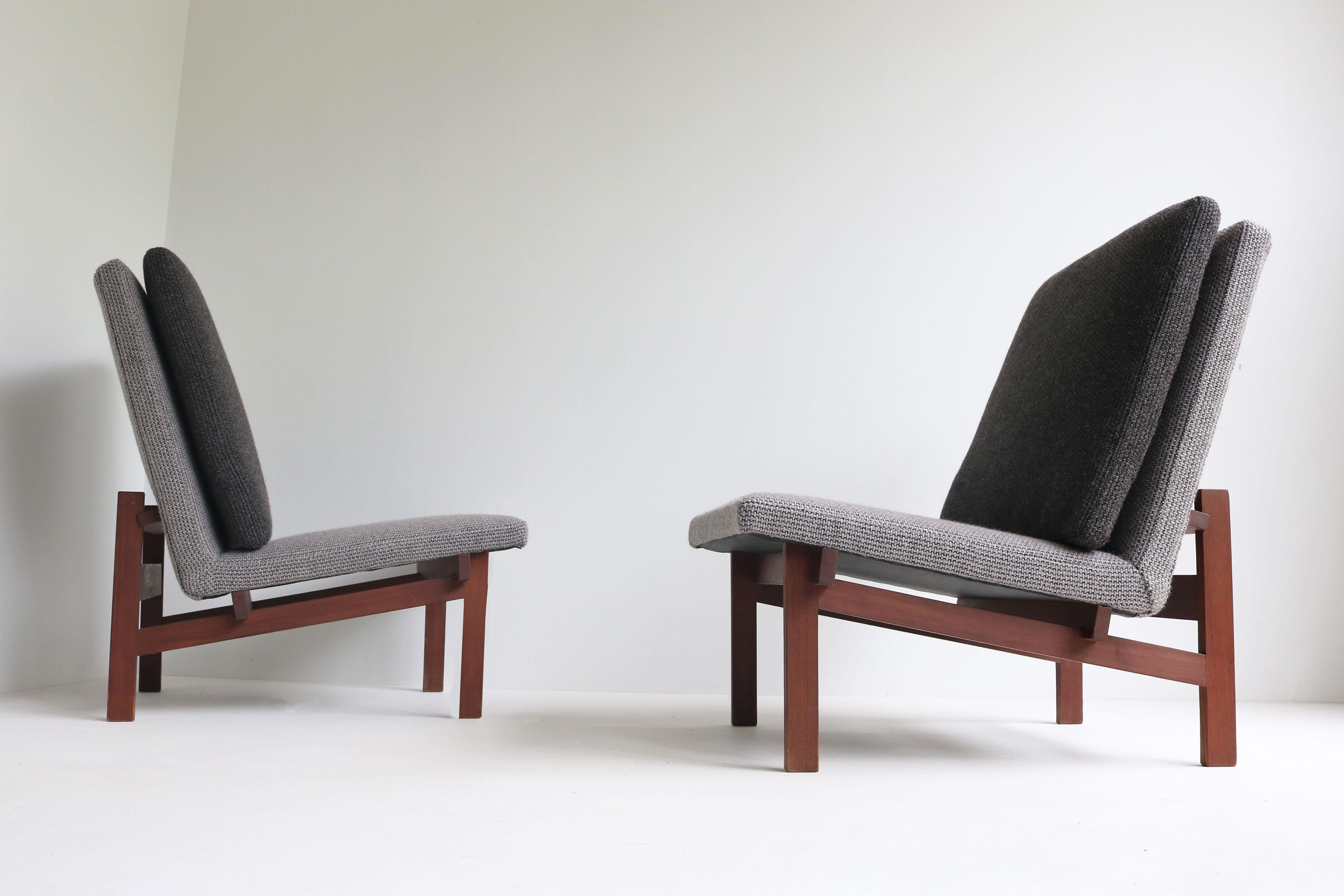 Ensemble de salon F181 Square Line de Kho Liang Le & Theo Ruth 1958 Artifort Excellent état - En vente à Ijzendijke, NL