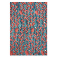 Tapis Living de tisserands rurals, touffeté, laine, viscose, 180 x 270 cm