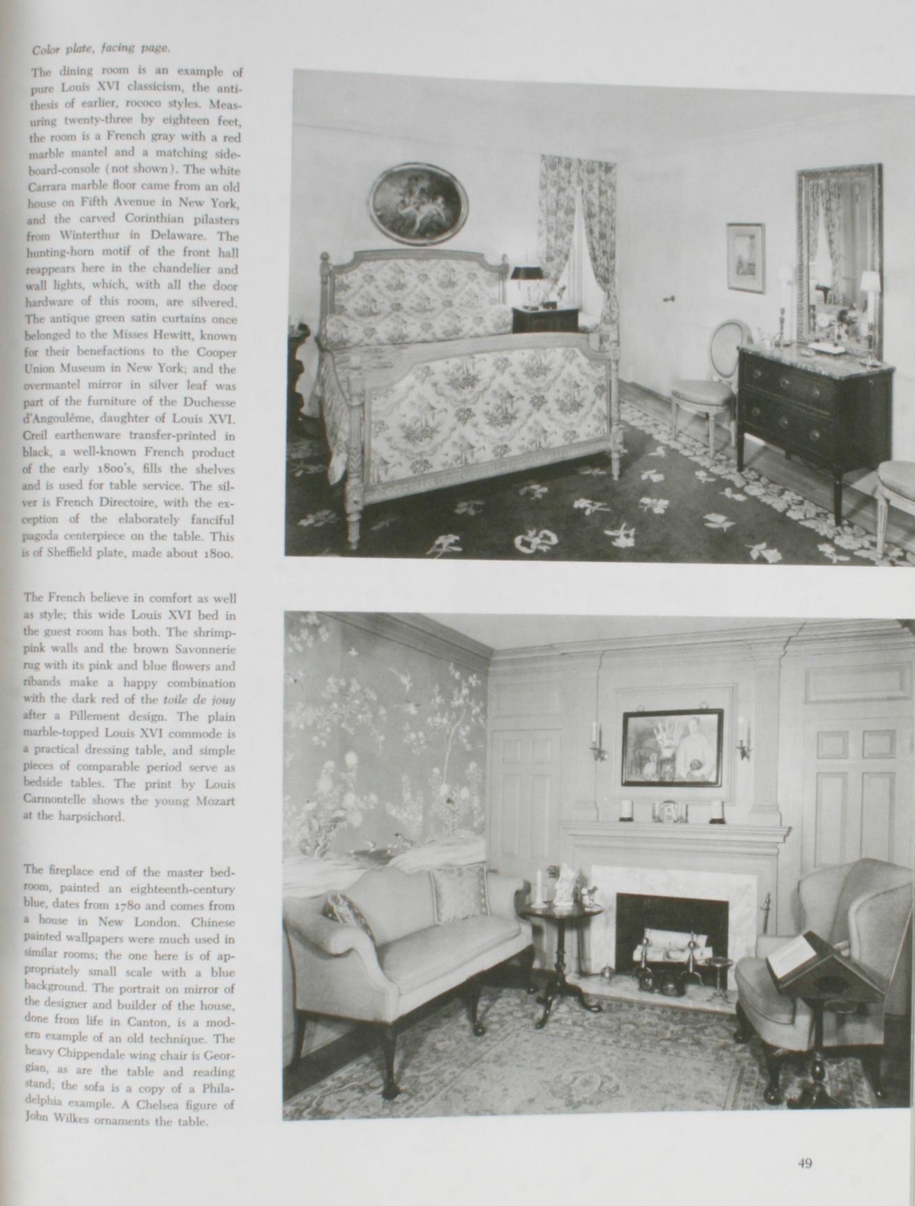 20th Century Living with Antiques, A Treasury of Private Homes in America