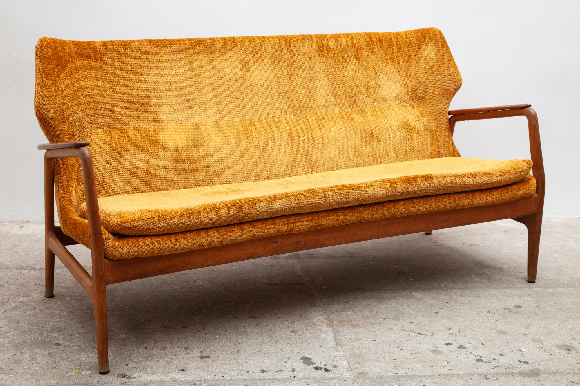 Scandinavian Modern Lounge Chairs and Sofa by Aksel Bender Madsen for Bovenkamp, 1952  For Sale