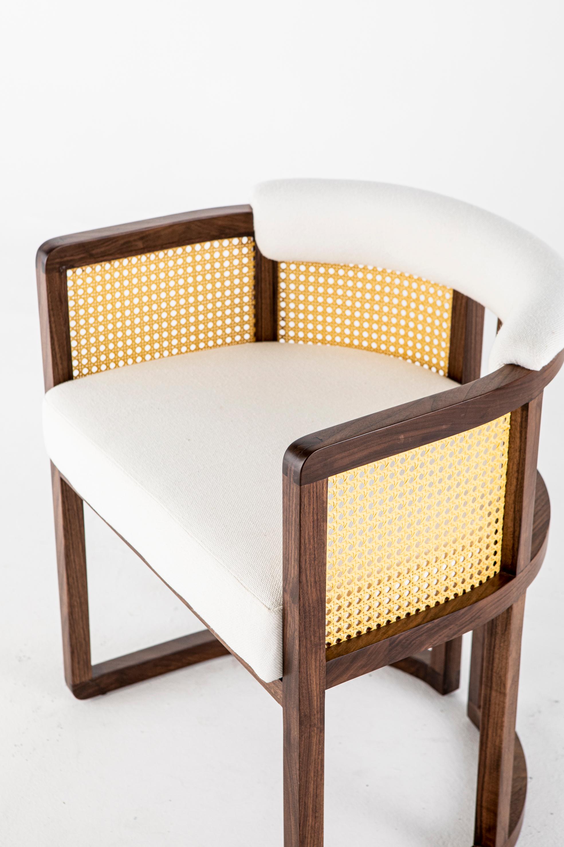 Linen Livingston Dining Chair by Egg Designs