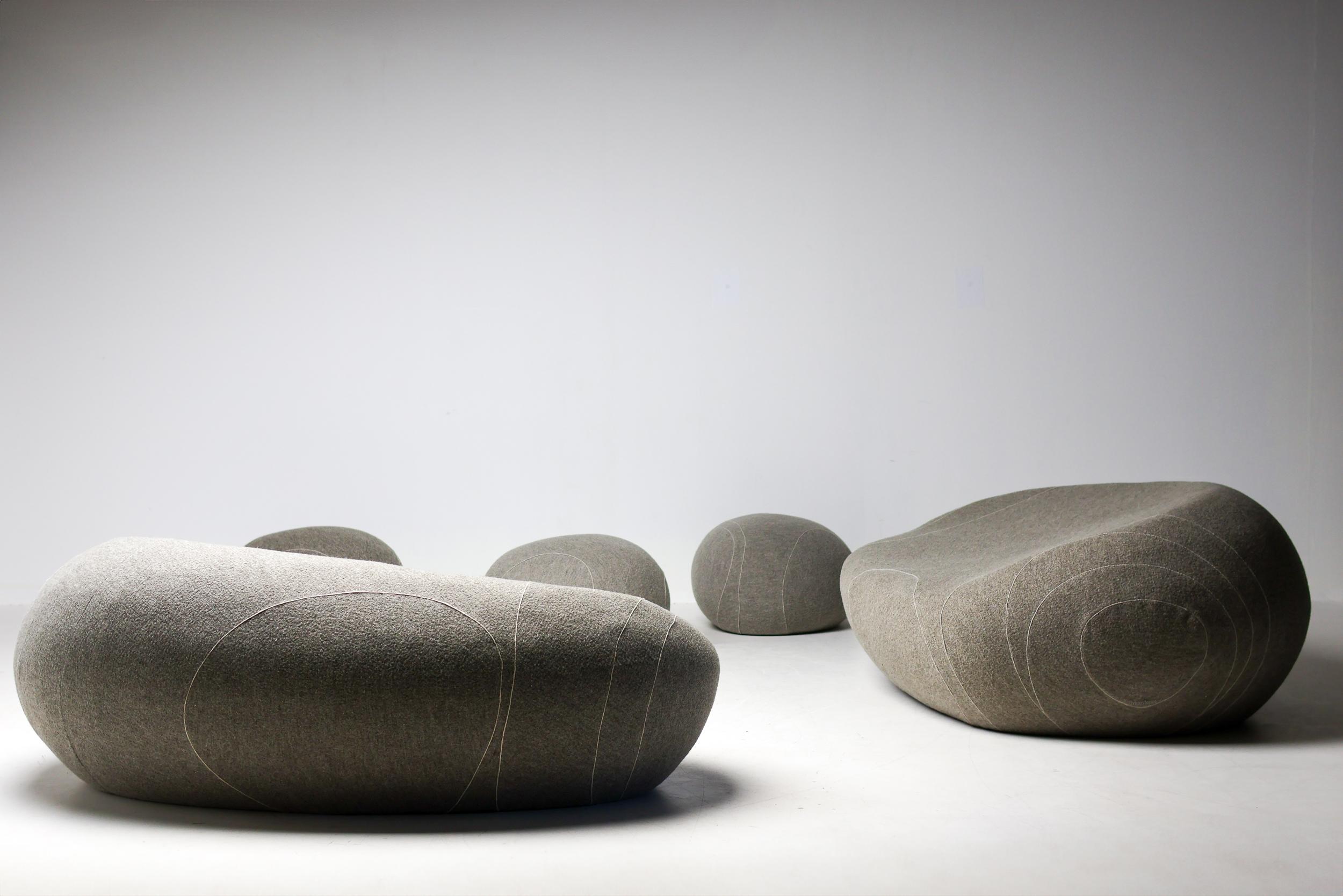 French Livingstones Pebbles Domestic Landscape For Sale