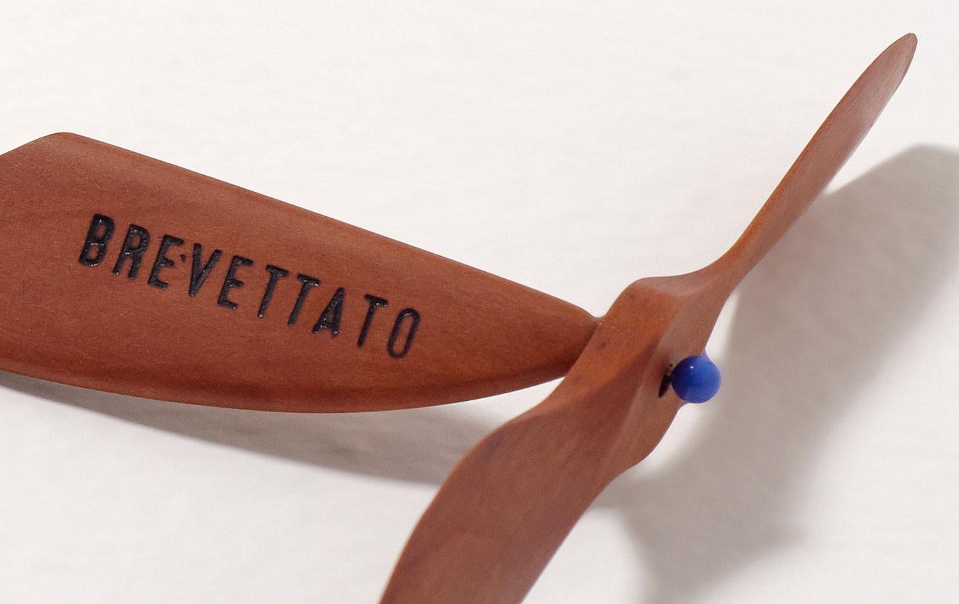 Modern Livio & Piero Castiglioni Segavento Wooden Toy for Bottega Ghianda For Sale