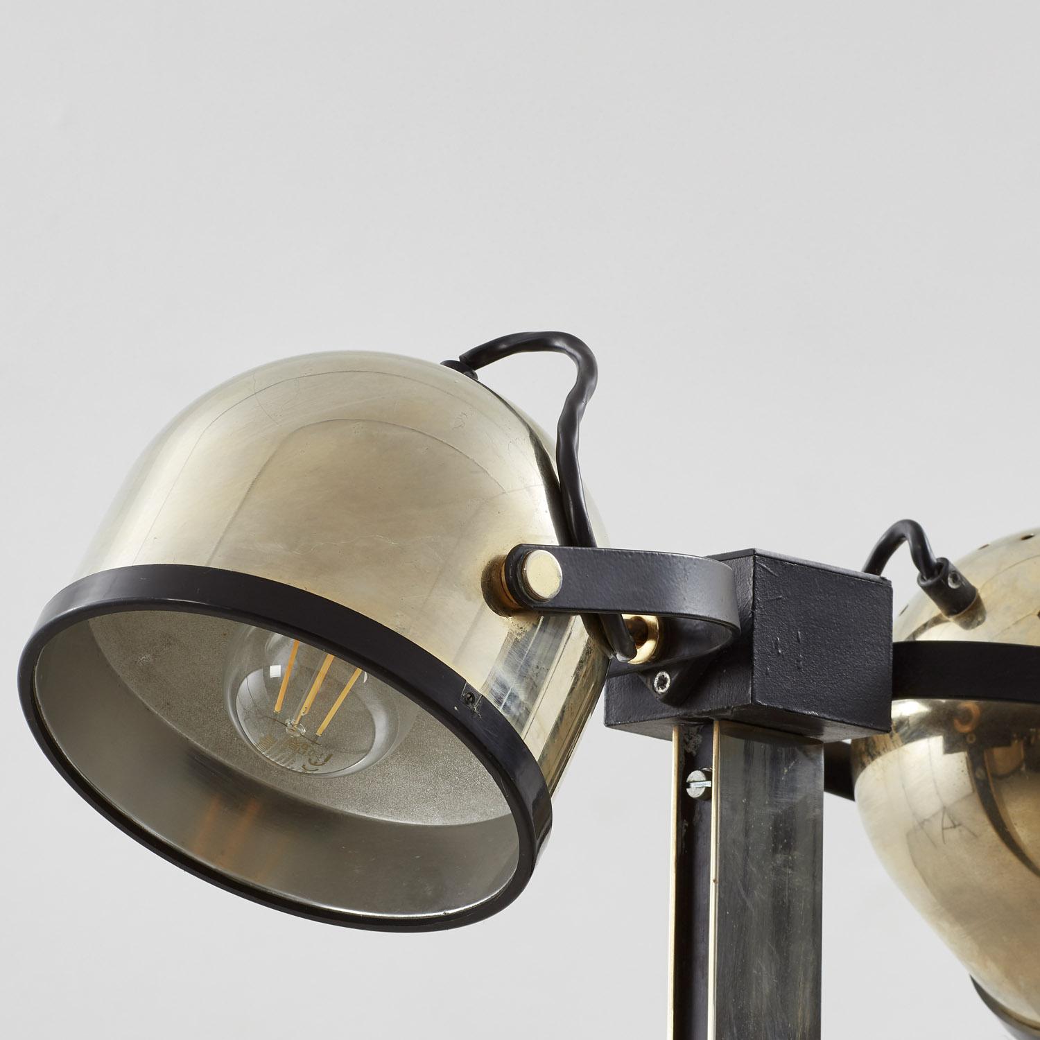 Livio Castiglioni & Gae Aulenti Trepiù floor lamp for Stilnovo - Italy, 1970s 5