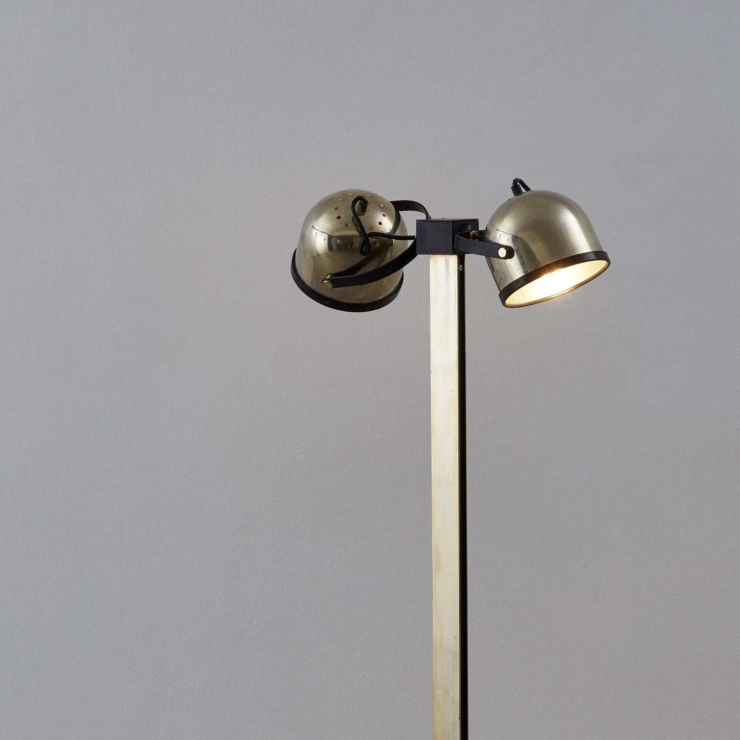 Modern Livio Castiglioni & Gae Aulenti Trepiù floor lamp for Stilnovo - Italy, 1970s