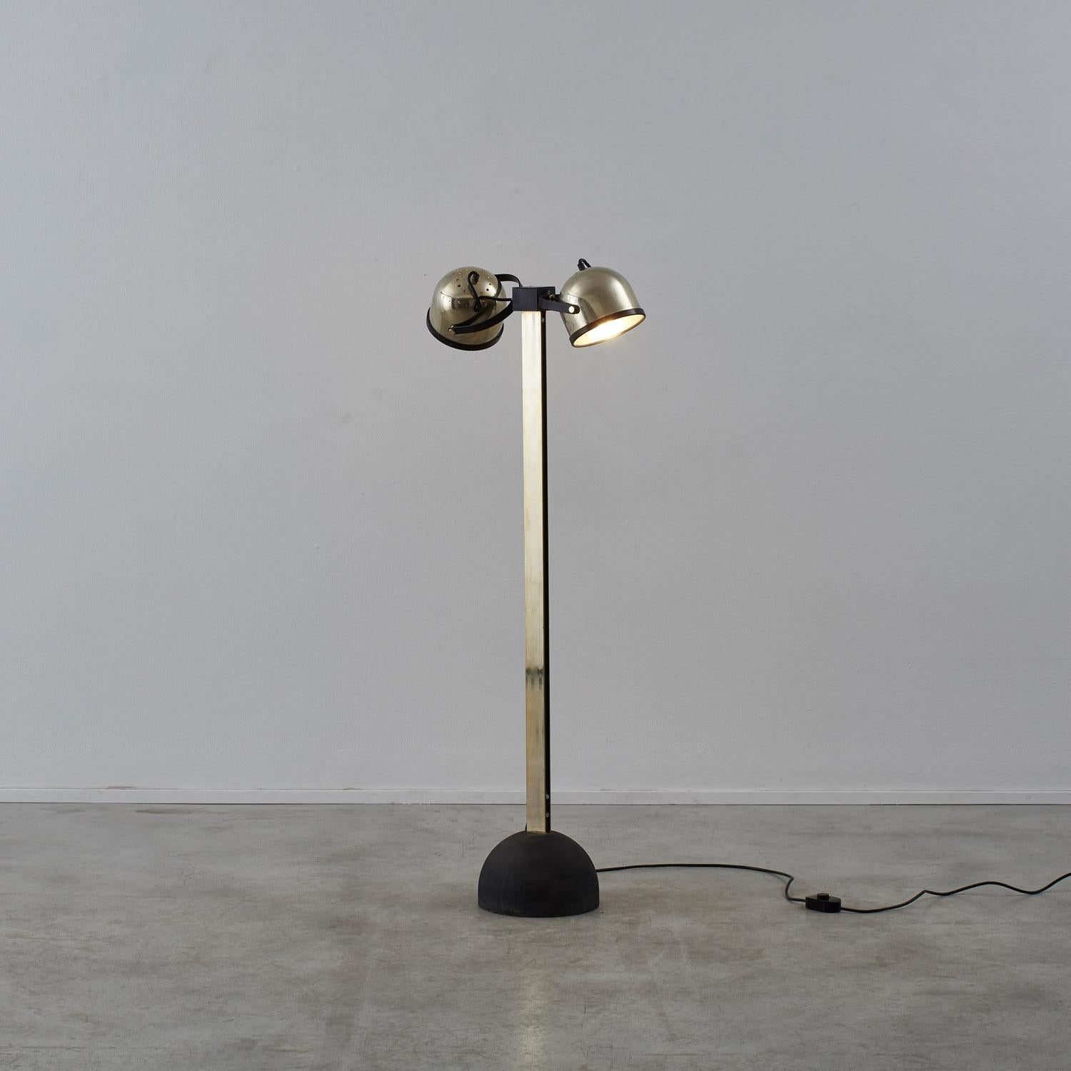 Italian Livio Castiglioni & Gae Aulenti Trepiù floor lamp for Stilnovo - Italy, 1970s
