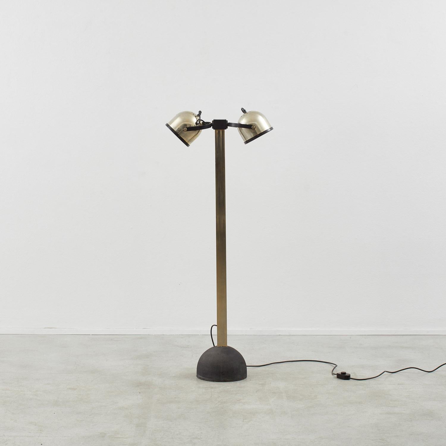 Livio Castiglioni & Gae Aulenti Trepiù floor lamp for Stilnovo - Italy, 1970s In Good Condition In London, GB