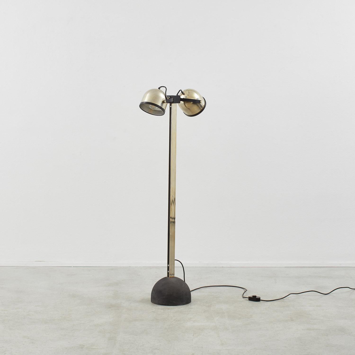 Livio Castiglioni & Gae Aulenti Trepiù floor lamp for Stilnovo - Italy, 1970s 1