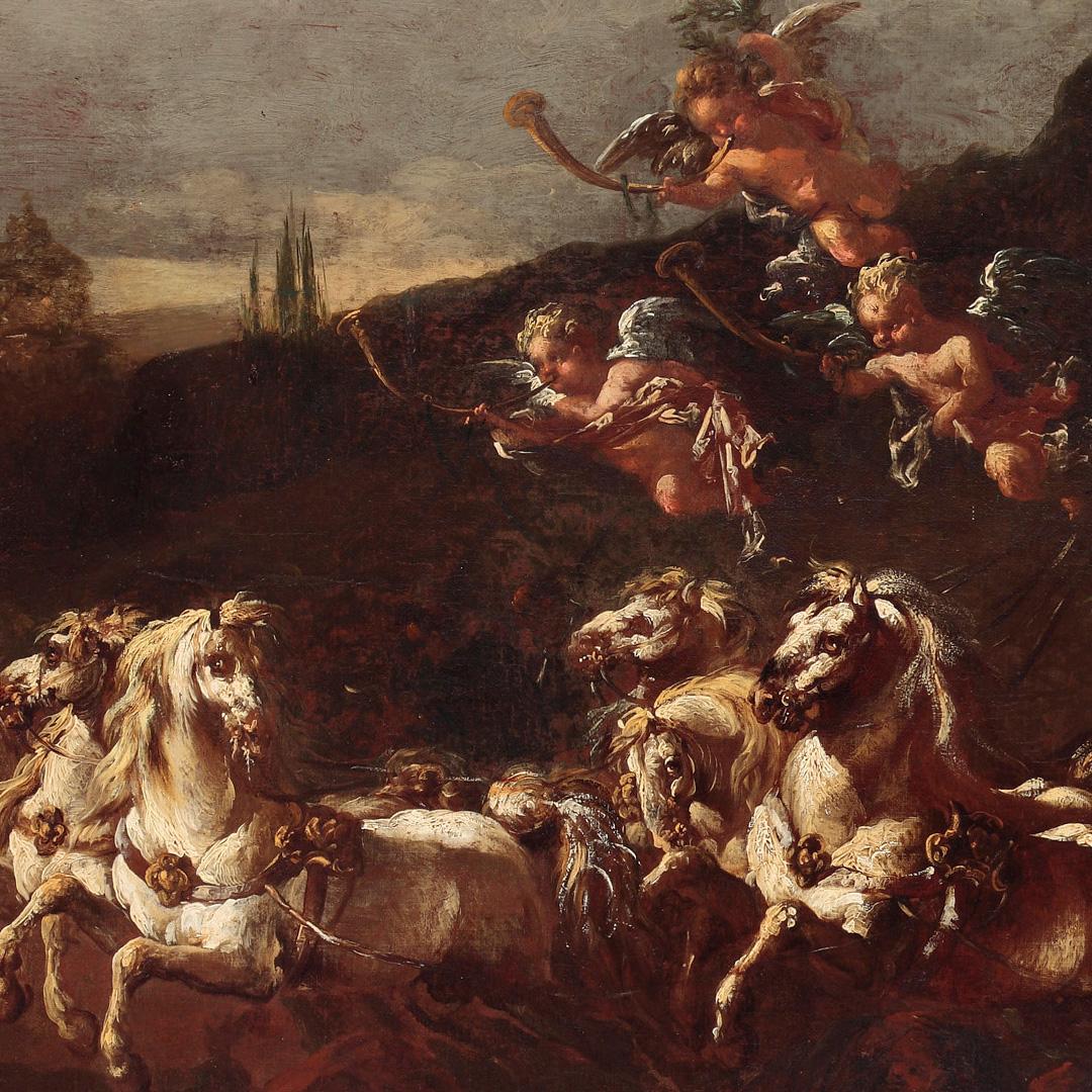 Livio Mehus Allegorie des Augustinianischen Ordens, Öl auf Leinwand, 17. Jahrhundert im Angebot 5