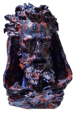 Livio Scarpella "Arnaldo da Brescia" Ceramic Contemporary Art Sculpture