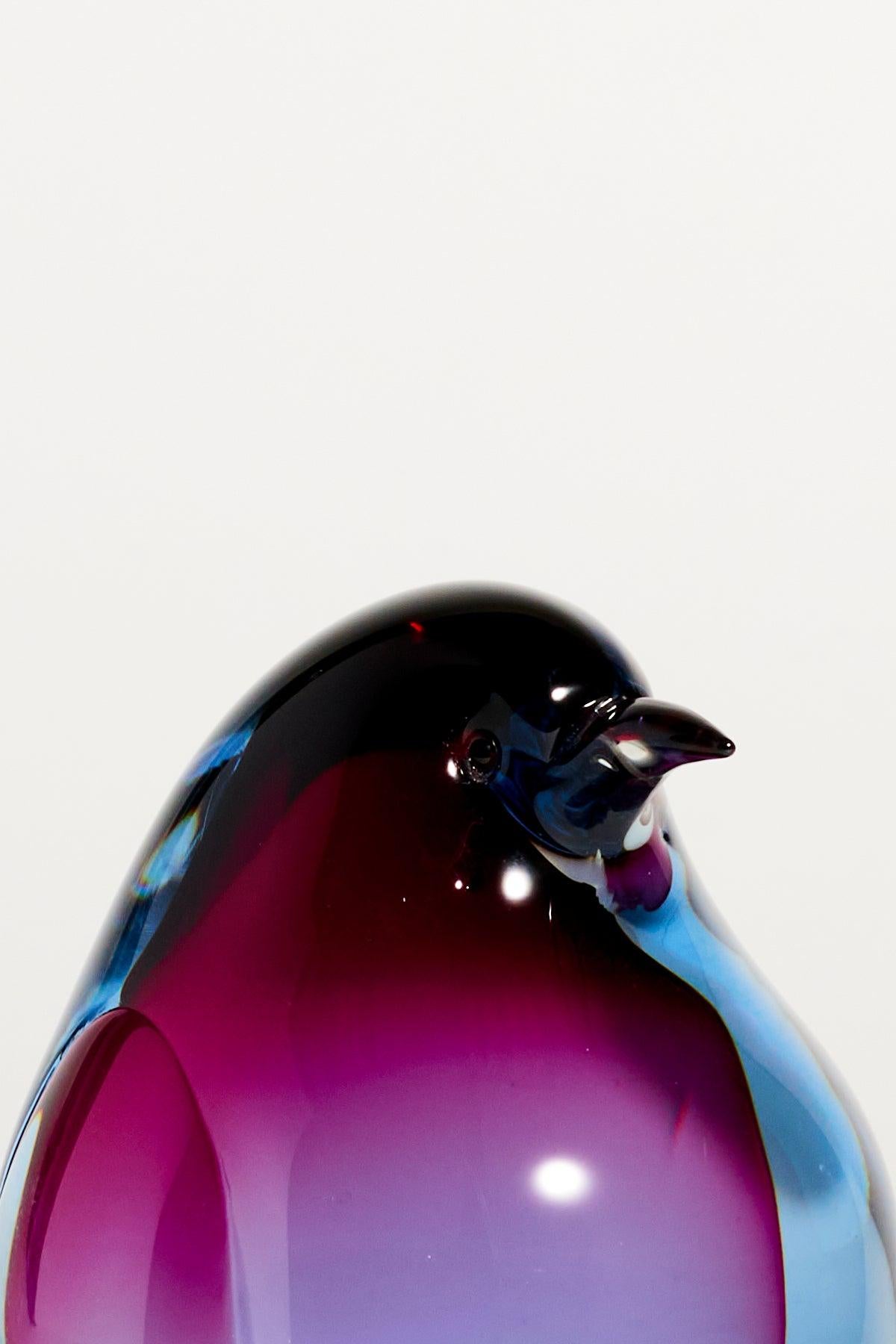 Livio Seguso Murano Glass Penguin In Excellent Condition In New York, NY