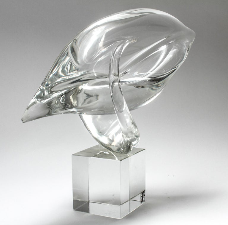 Livio Seguso Murano Italian Modern Abstract Art Glass Sculpture For