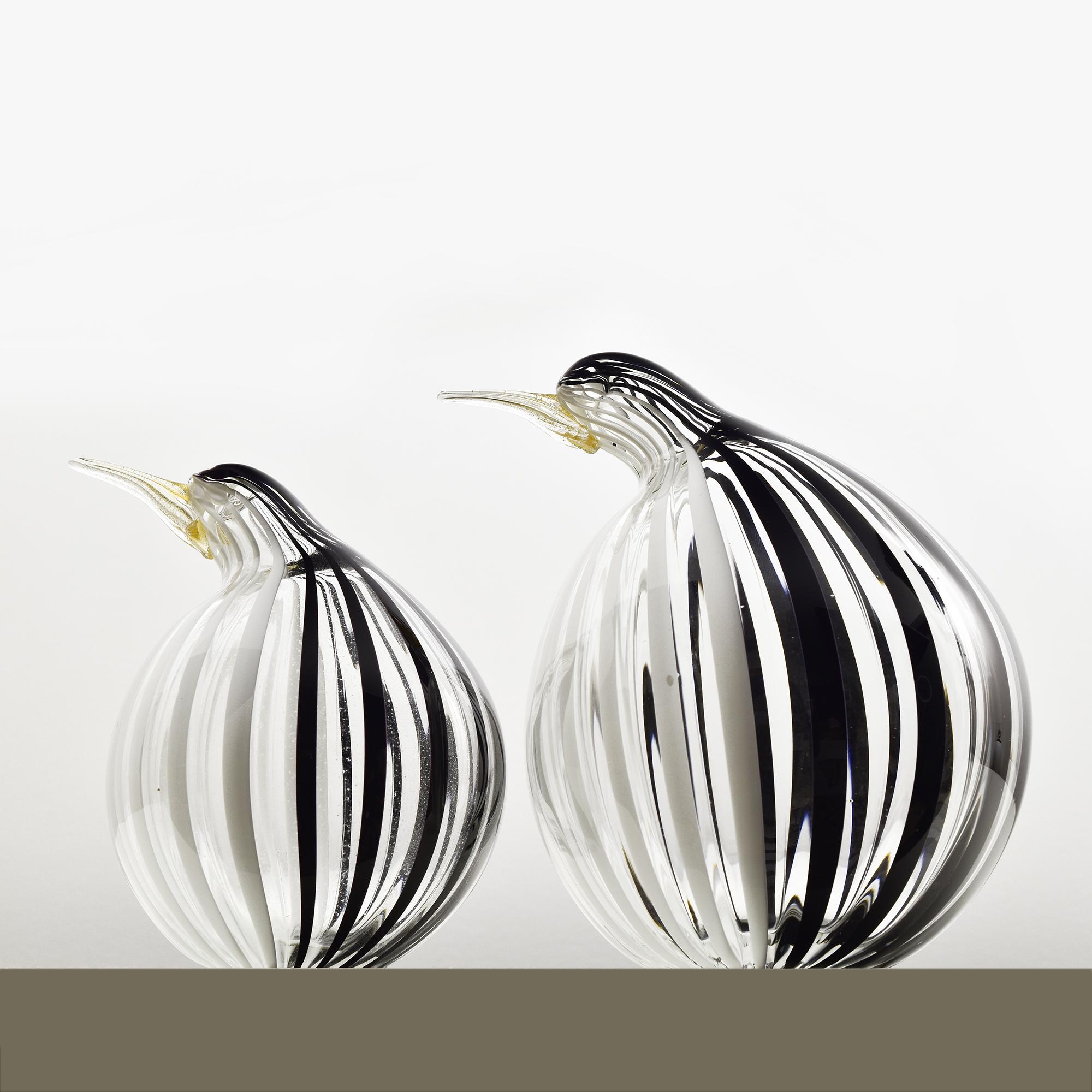Livio Seguso Penguin Group Seguso Vetri d'Arte Murano Elegante Glasskulpturen im Angebot 3