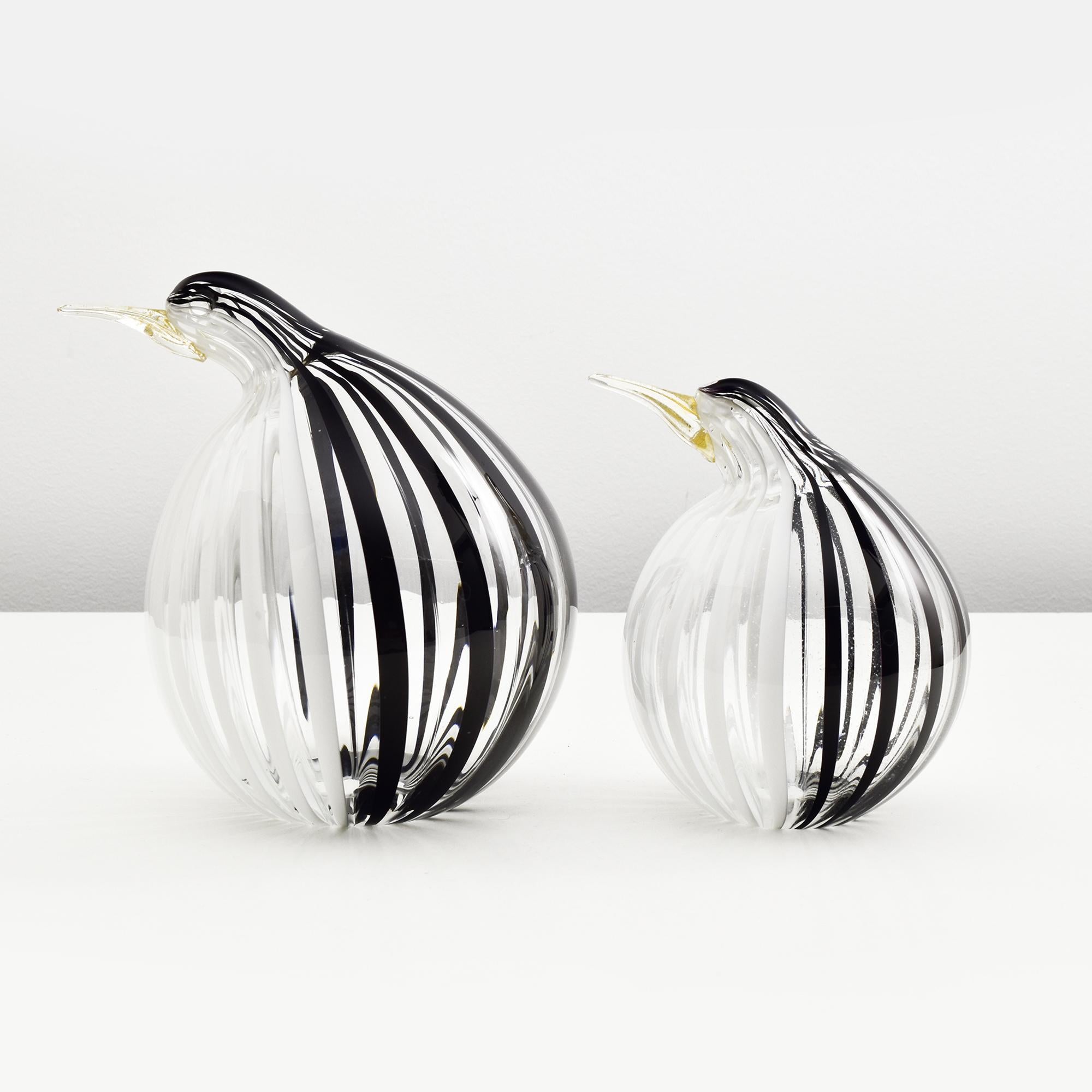Livio Seguso Penguin Group Seguso Vetri d'Arte Murano Elegante Glasskulpturen im Zustand „Gut“ im Angebot in Bad Säckingen, DE