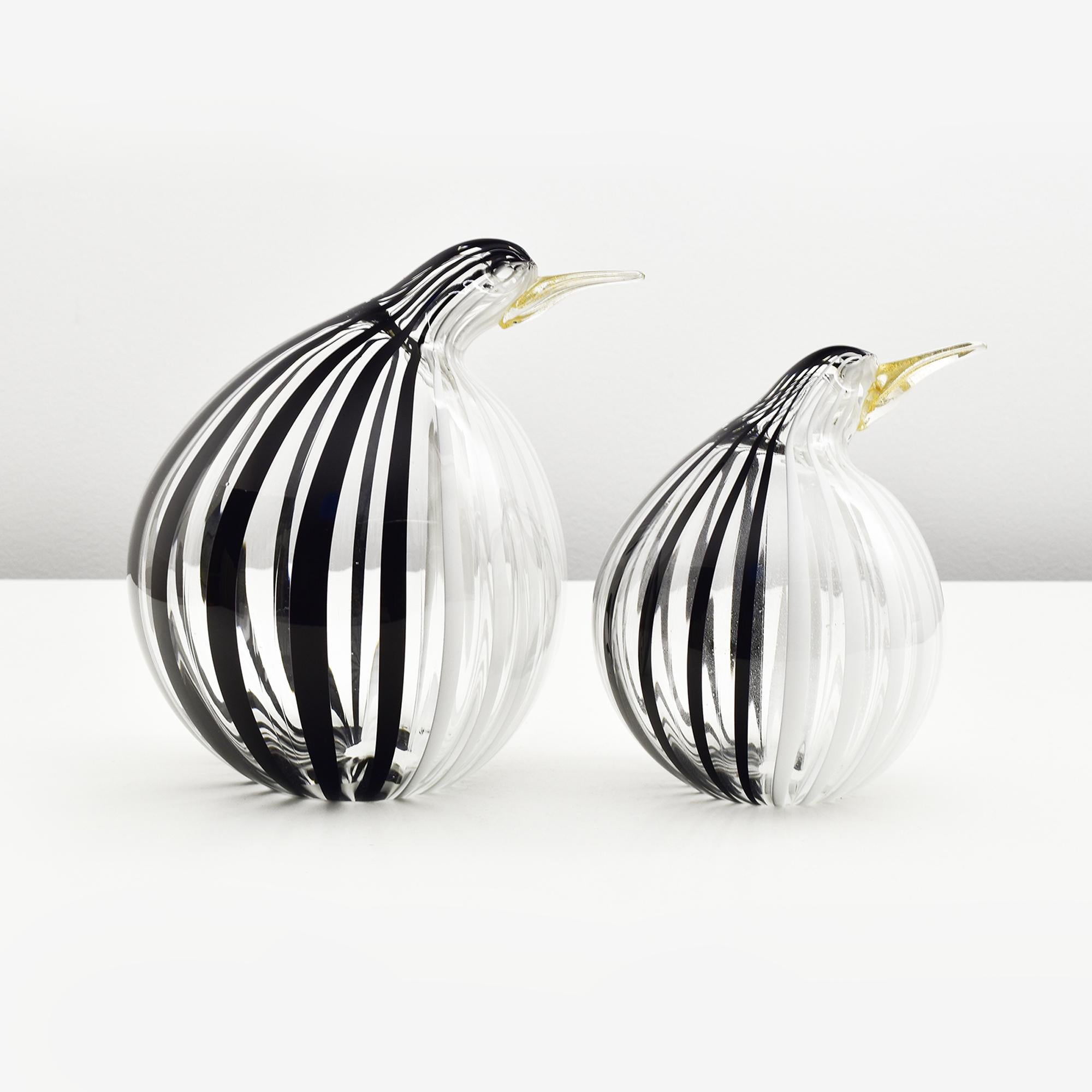 Livio Seguso Penguin Group Seguso Vetri d'Arte Murano Elegante Glasskulpturen im Angebot 1