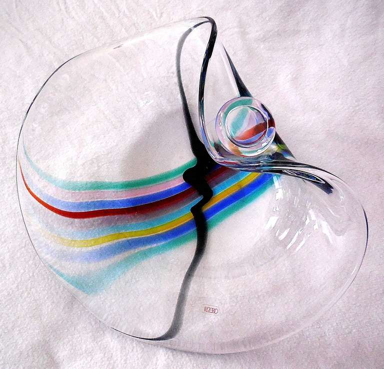 Enorme Escultura Seguso de Cristal de Murano para Centro de Mesa - Sculpture de Livio Seguso