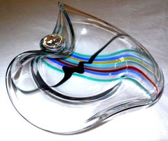 Vintage Huge Seguso Murano Glass Centerpiece Sculpture