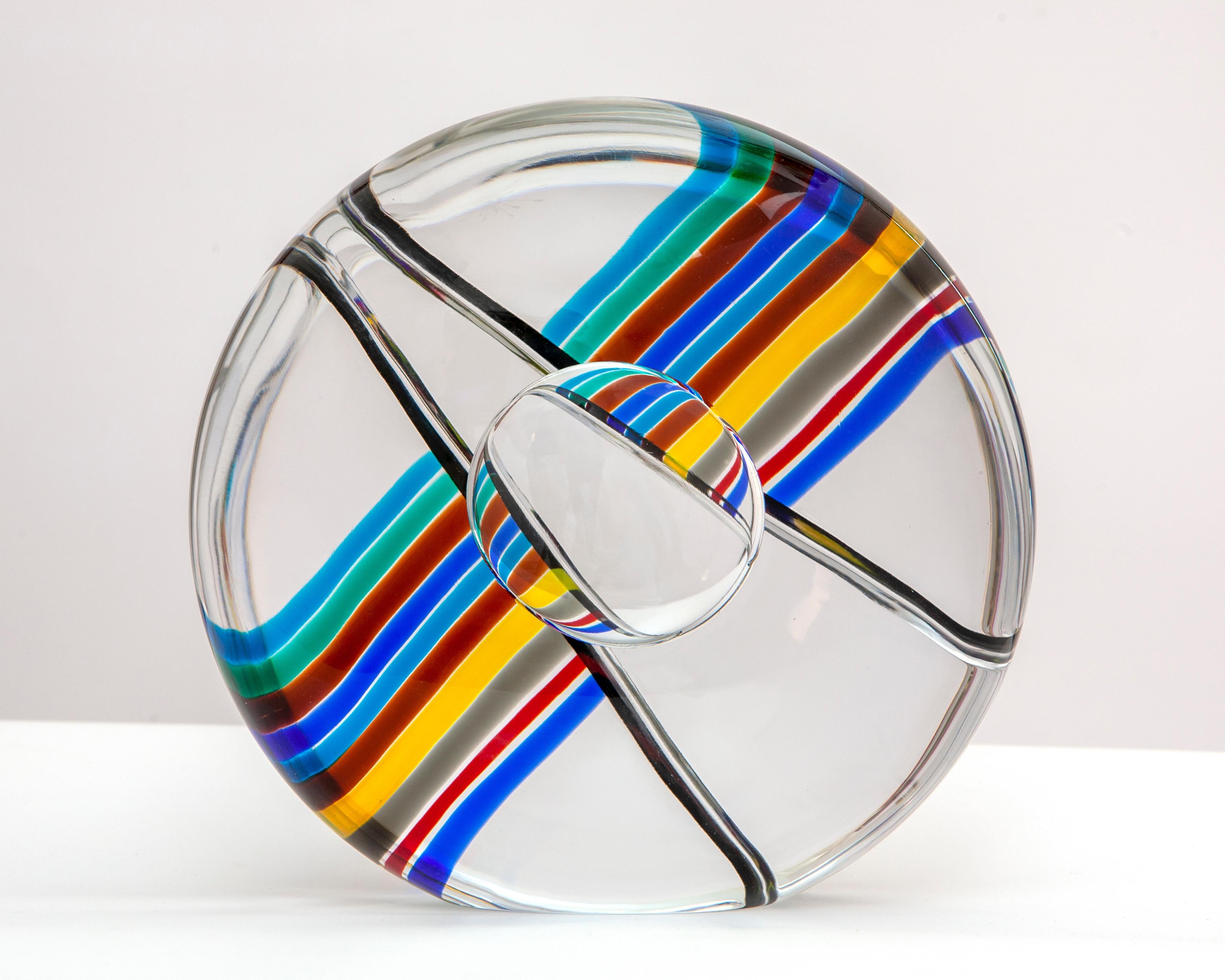 Livio Seguso, Sphère, sculpture en verre, Studio Seguso Arte Vetro, c. 1980 en vente 4