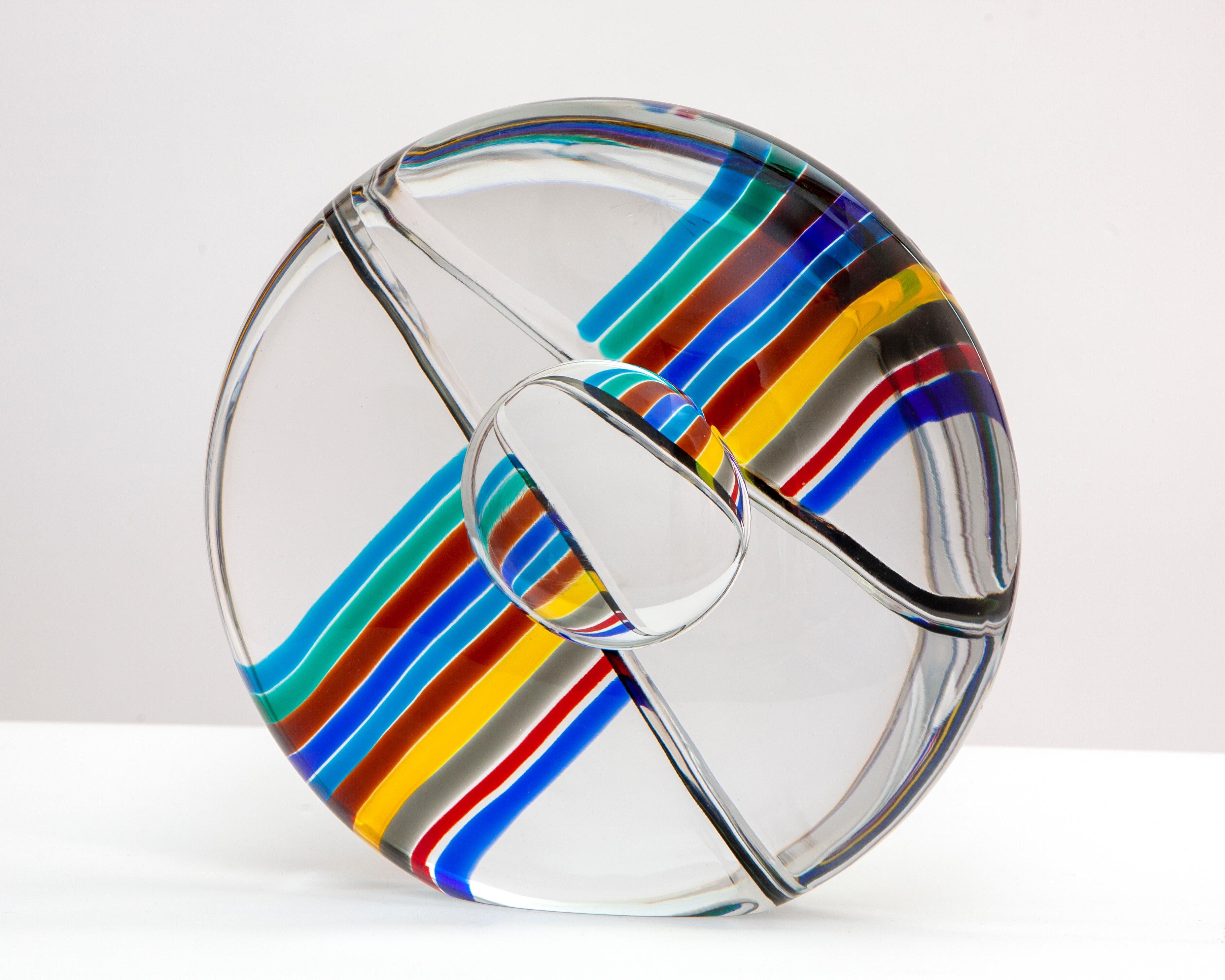 Livio Seguso, Sphère, sculpture en verre, Studio Seguso Arte Vetro, c. 1980 en vente 5