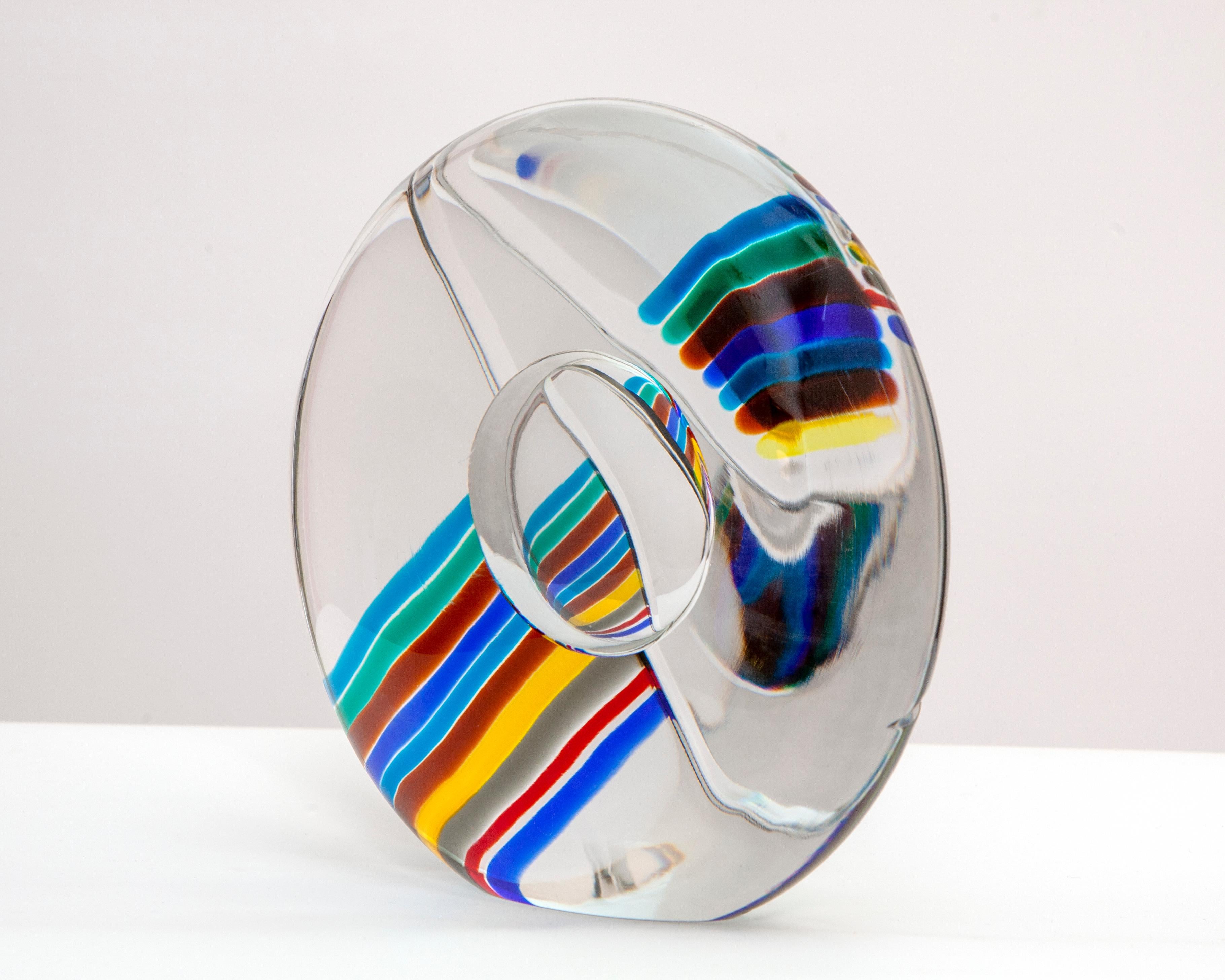 Livio Seguso, Sphère, sculpture en verre, Studio Seguso Arte Vetro, c. 1980 en vente 6