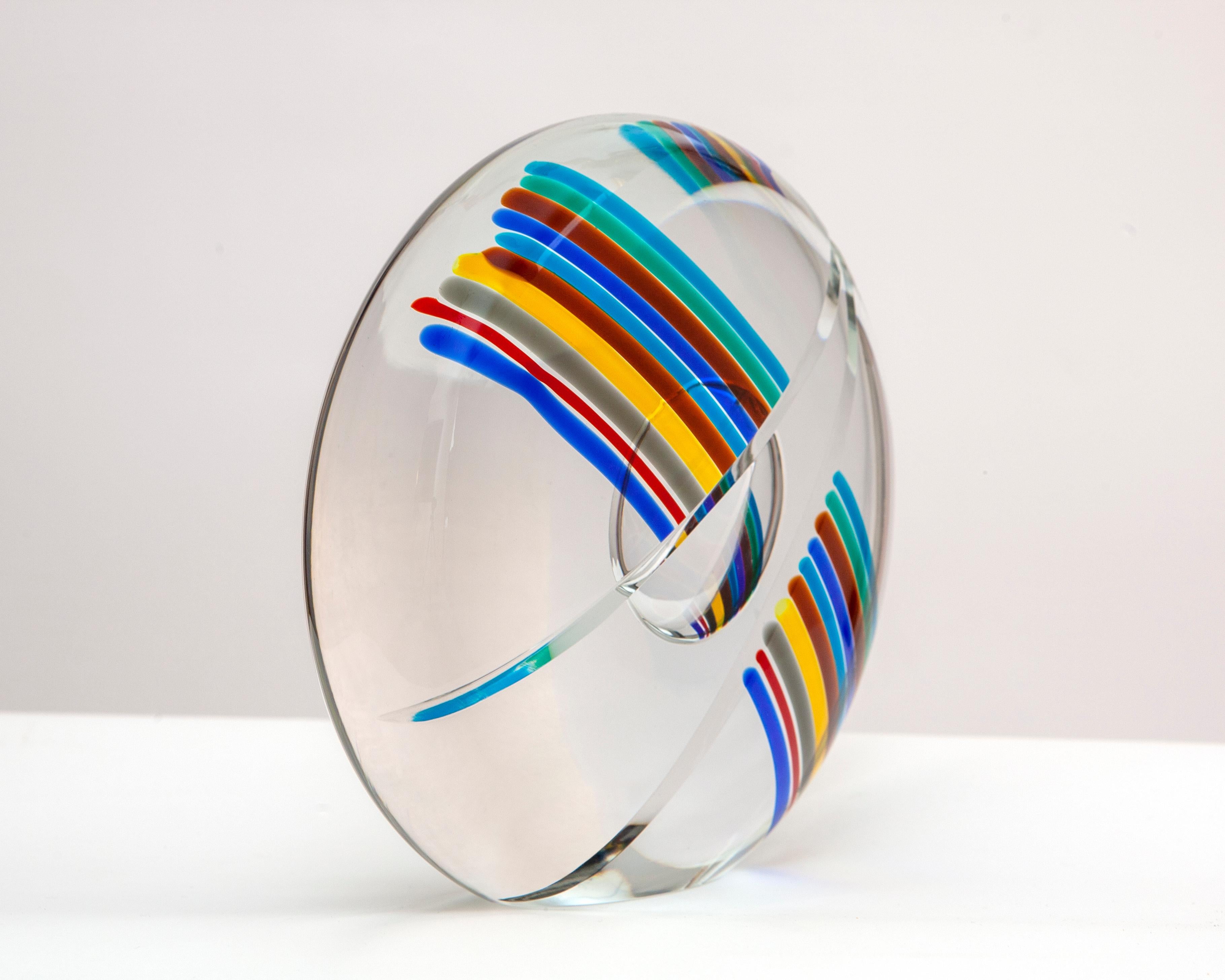 Livio Seguso, Sphère, sculpture en verre, Studio Seguso Arte Vetro, c. 1980 en vente 9