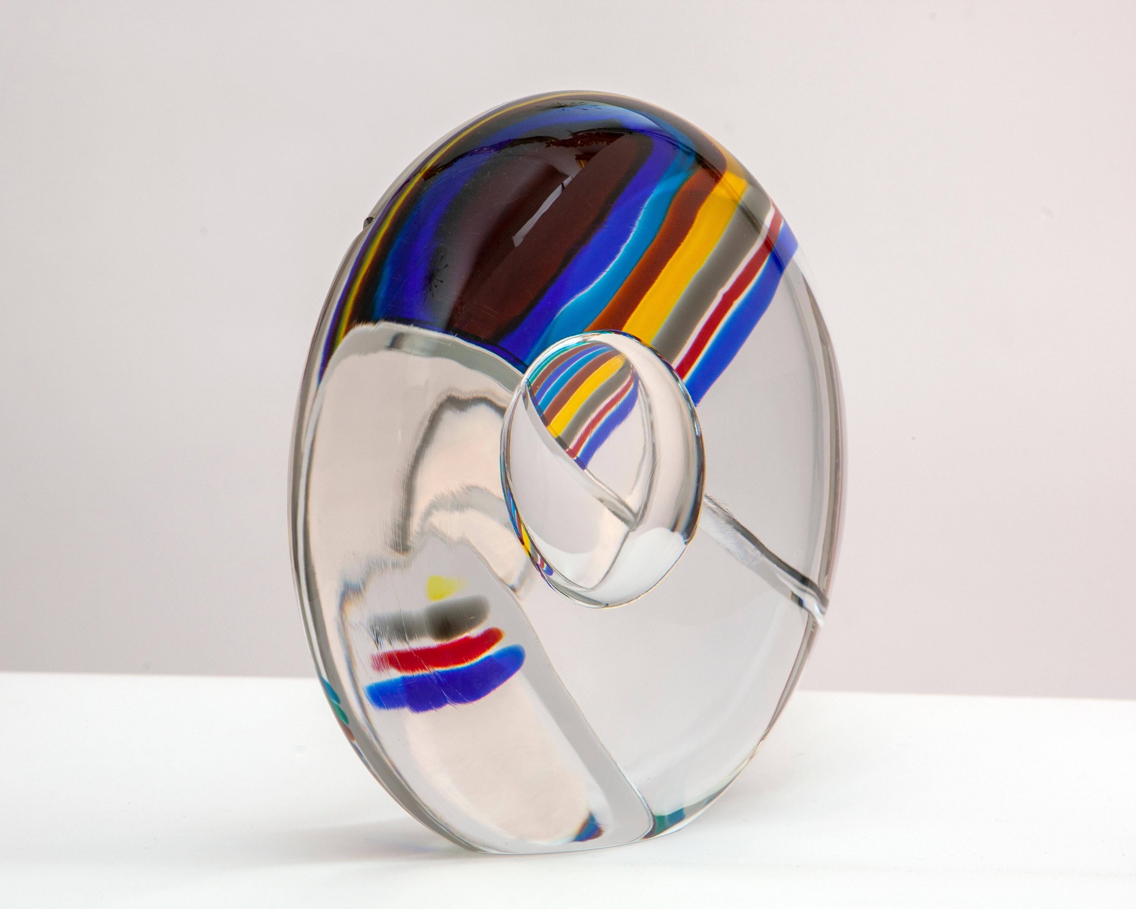 Livio Seguso, Sphère, sculpture en verre, Studio Seguso Arte Vetro, c. 1980 en vente 2