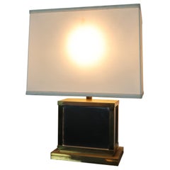 Liwan
s Roma Hollywood Regency Ottone Lámpara de Sobremesa Diseño Italiano Años 70