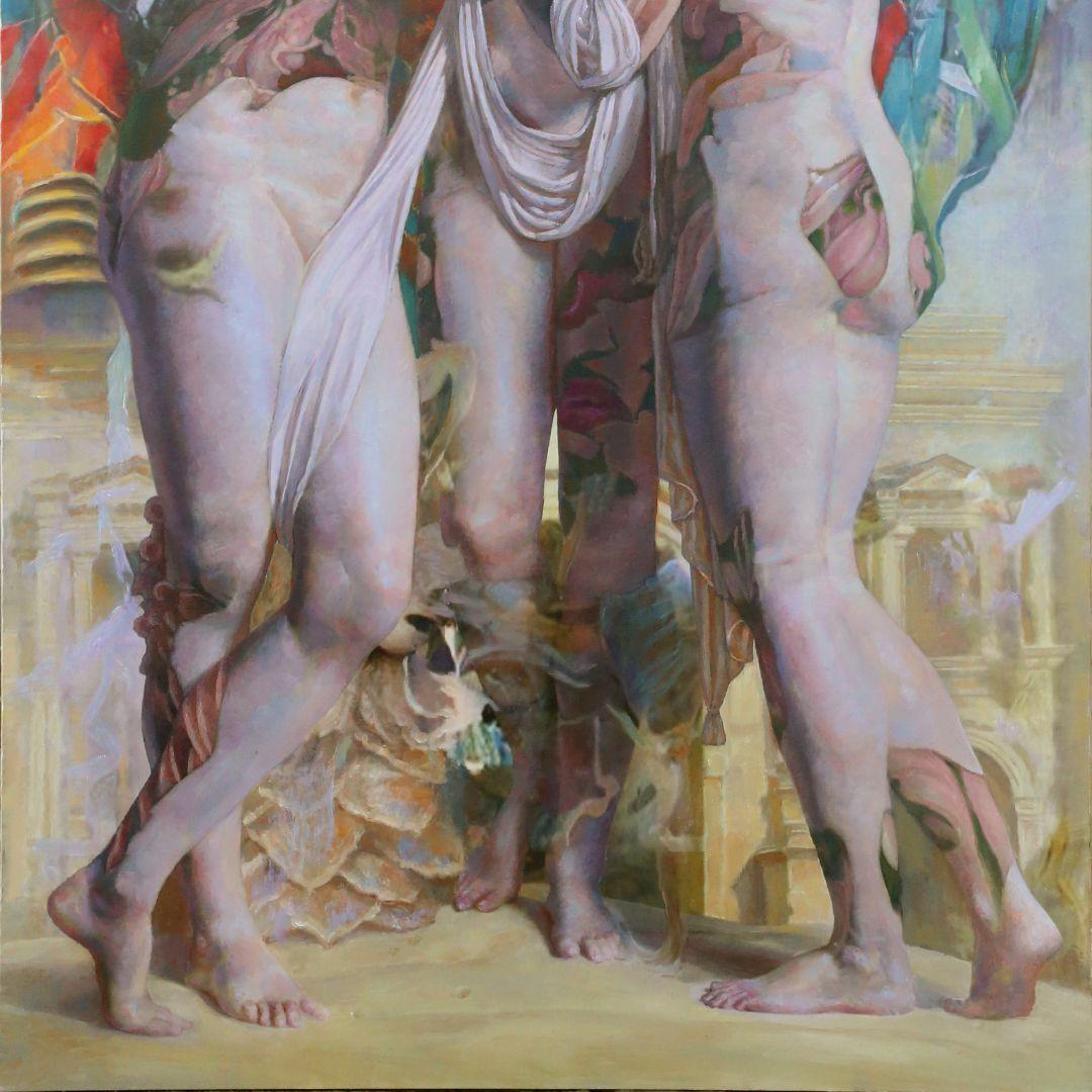 Post-Renaissance NO2 - Painting by Lixian Cai