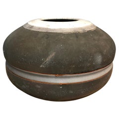 Liz Anderson Signed Vessel w/ Copper Wire