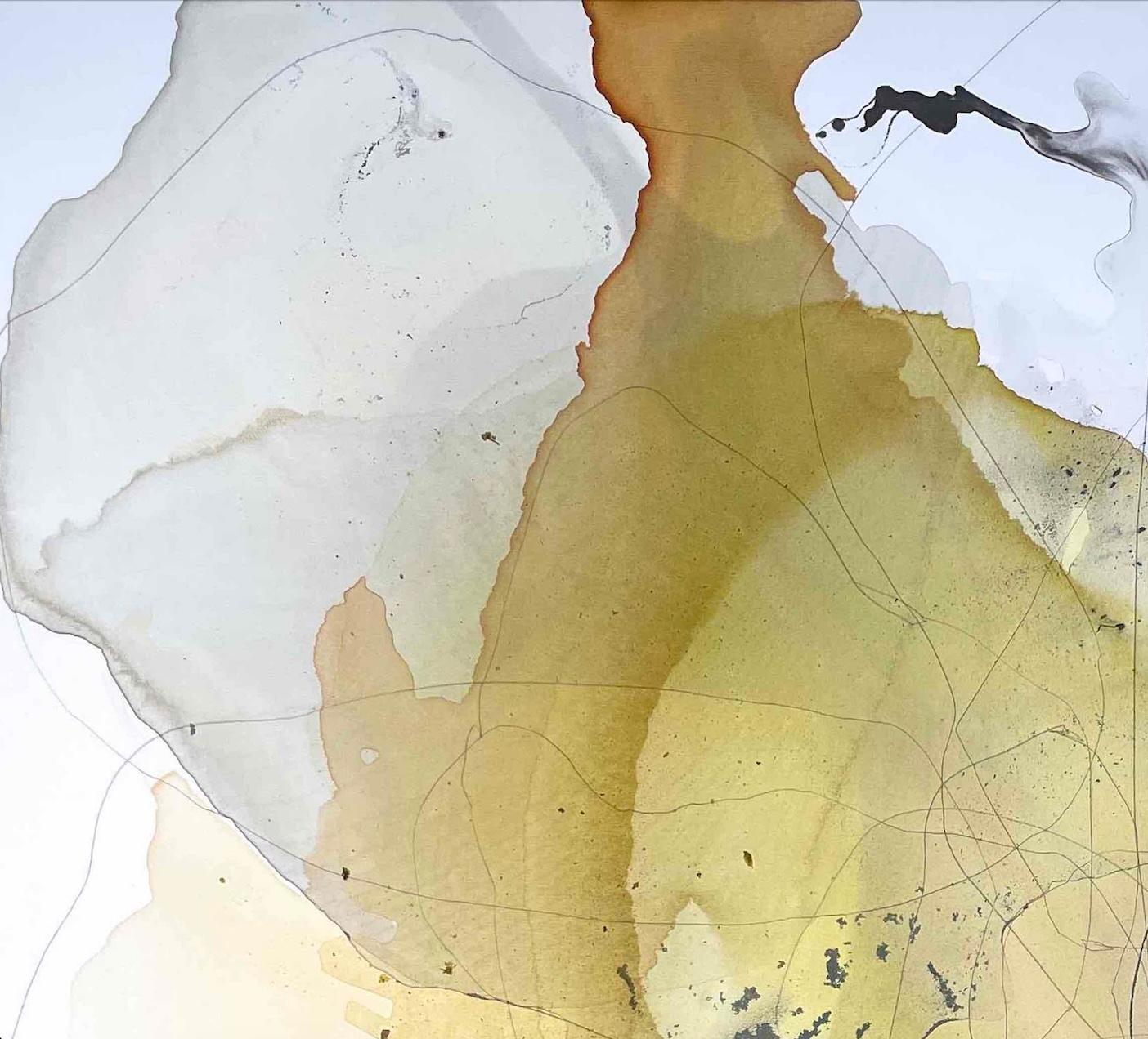 Narciso 7 - Mixed Media Art Astratto di Liz Barber