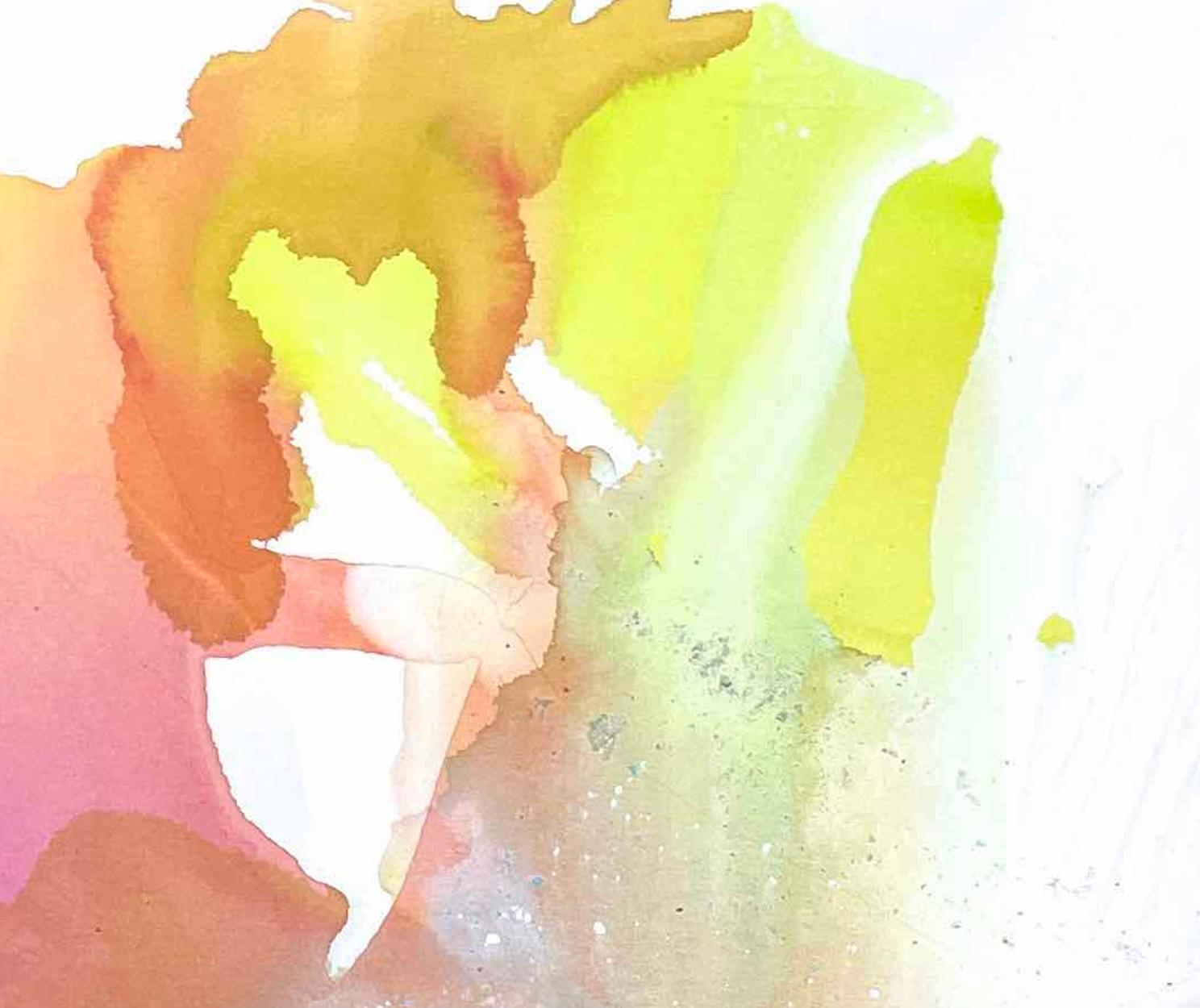 Fiori d'estate - Painting Astratto di Liz Barber
