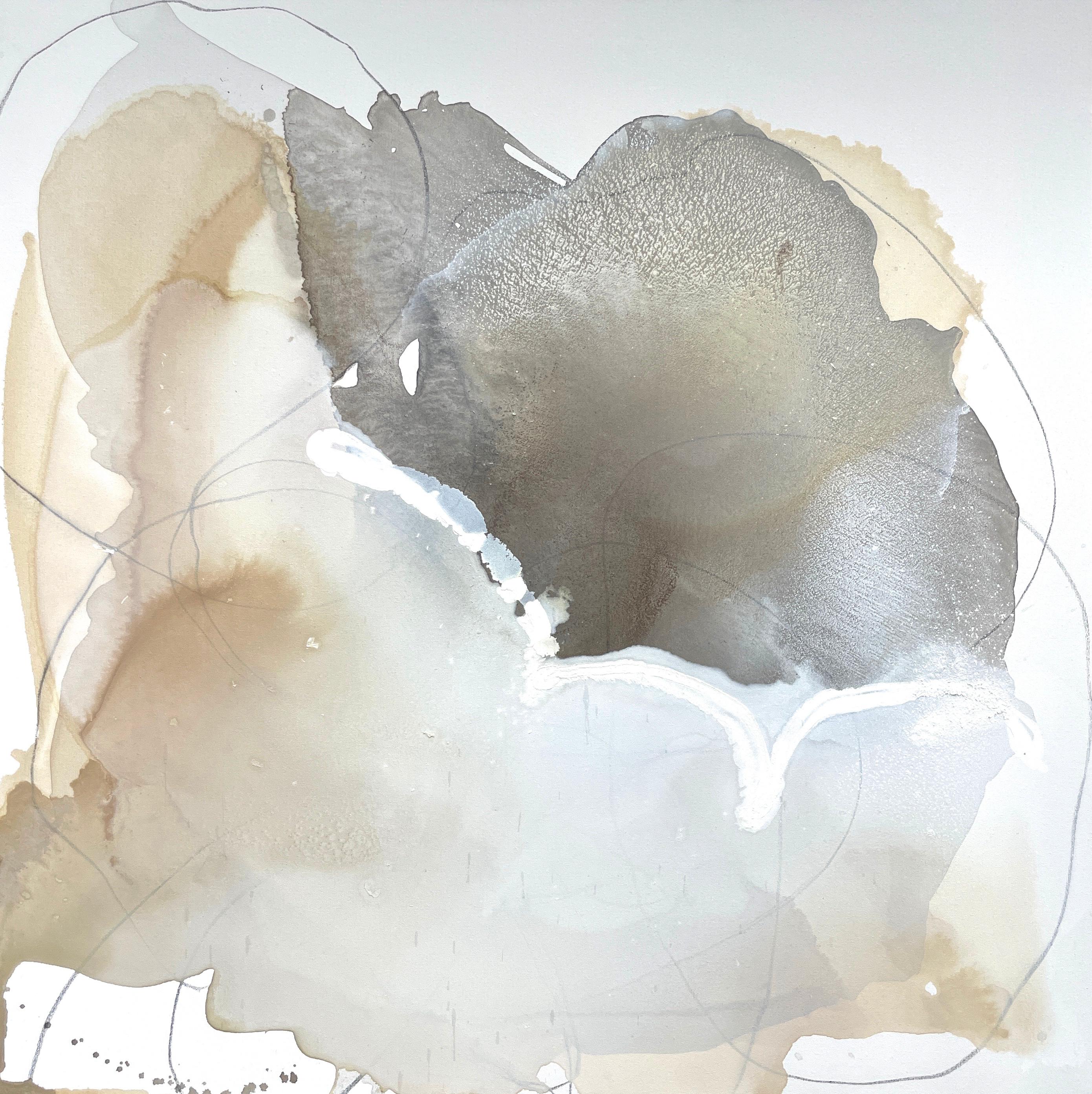 Liz Barber Abstract Painting – Frühe Tulpe