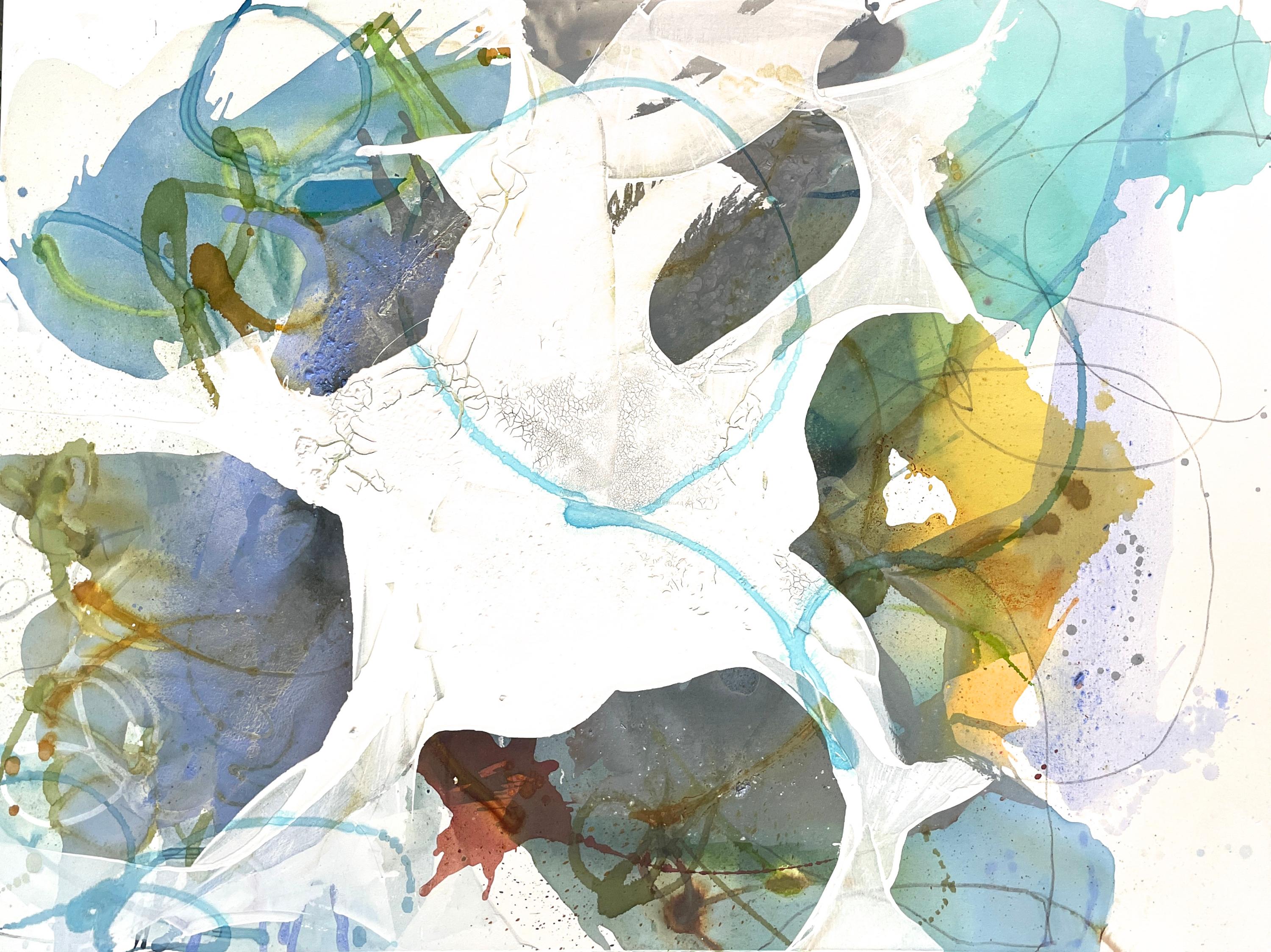 Abstract Painting di Liz Barber - Giardino Danza 5