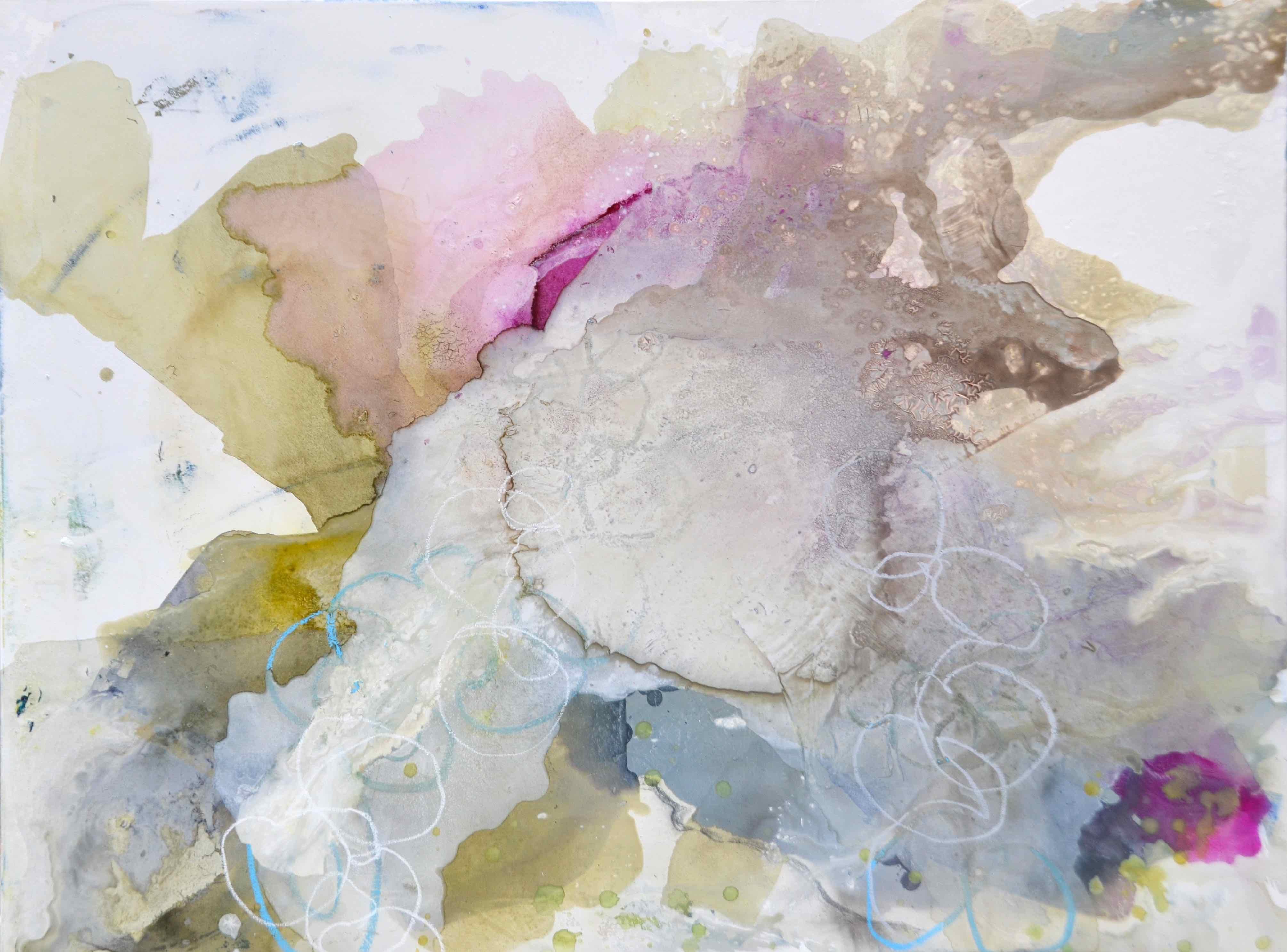 Liz Barber Abstract Painting - Morning Bloom