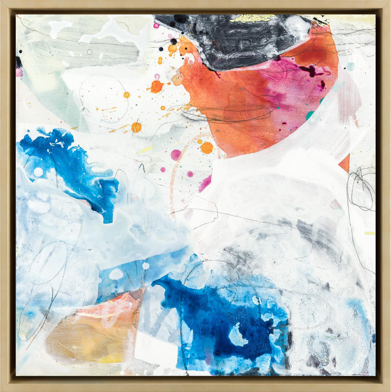 Liz Barber Leventhal Abstract Painting - Swim 1