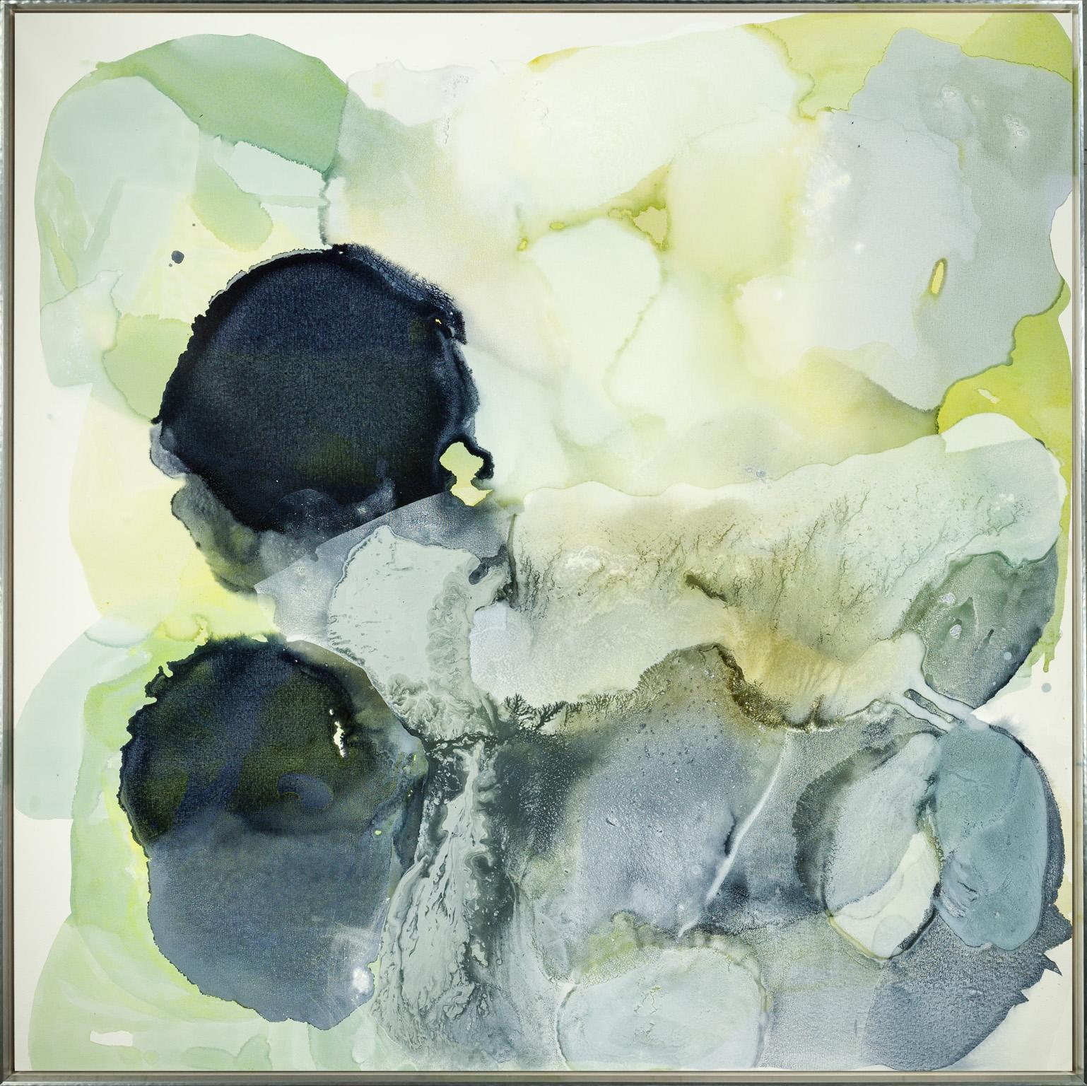 Liz Barber Leventhal Abstract Painting - Two Blooms