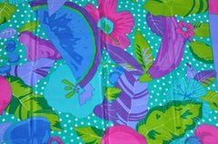 Liz Claiborne Wonderfully Vivid "Polka Dot & Multi Floral" Silk Scarf