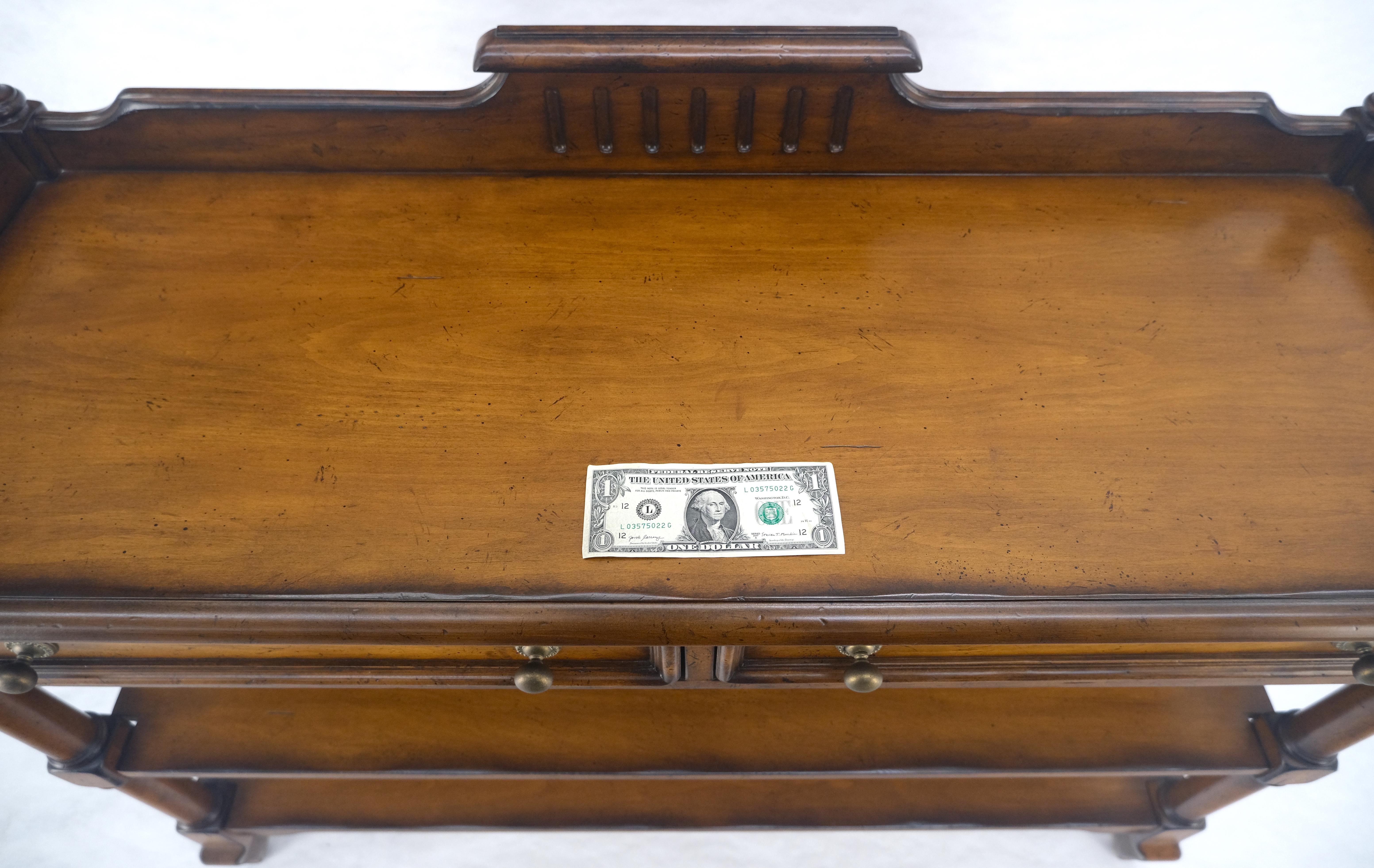 Liz Coloni spagnola 2 cassetti 3 livelli credenza in legno di frutta server MINT in vendita 6