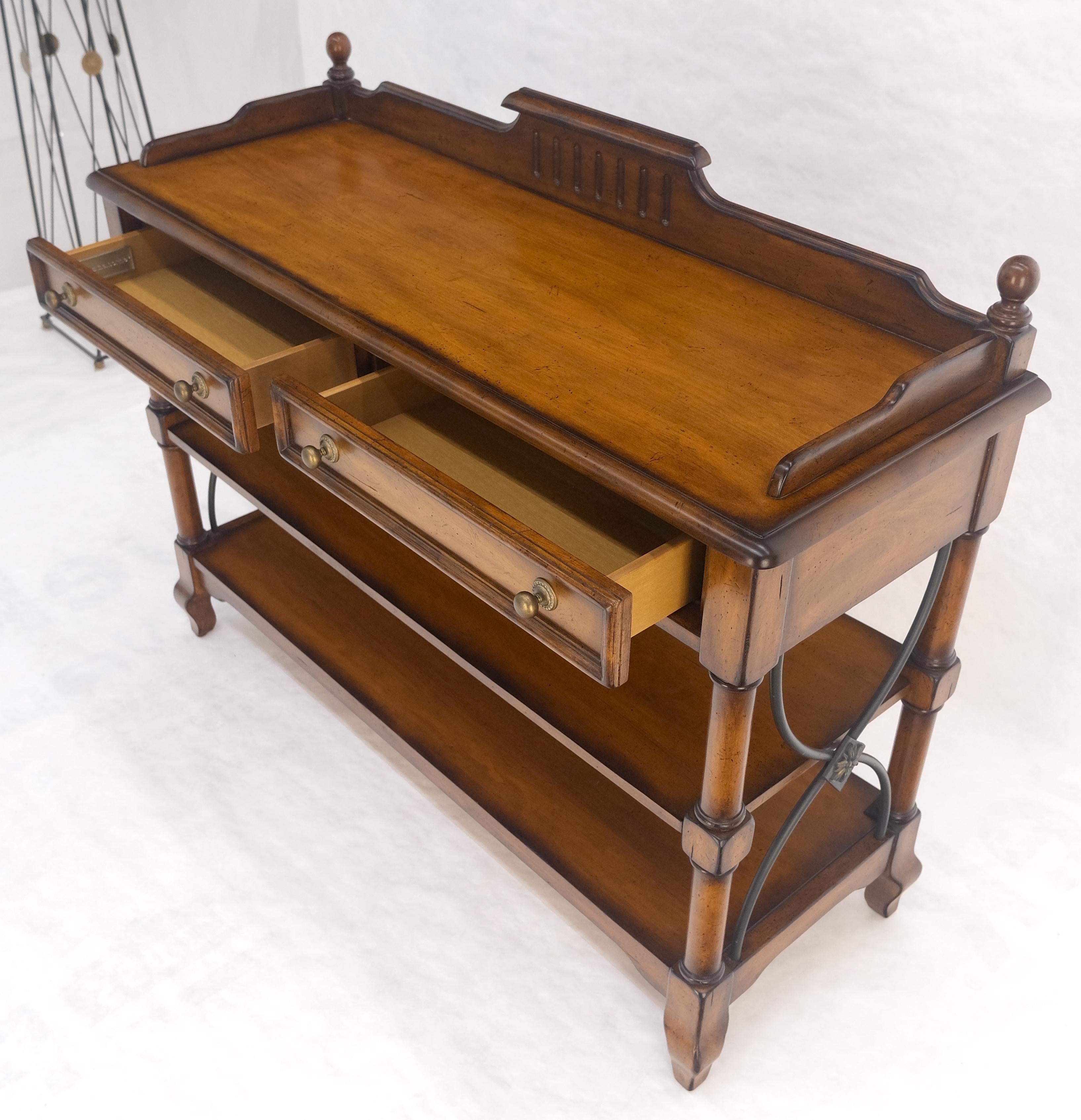 Liz Coloni spagnola 2 cassetti 3 livelli credenza in legno di frutta server MINT in vendita 7