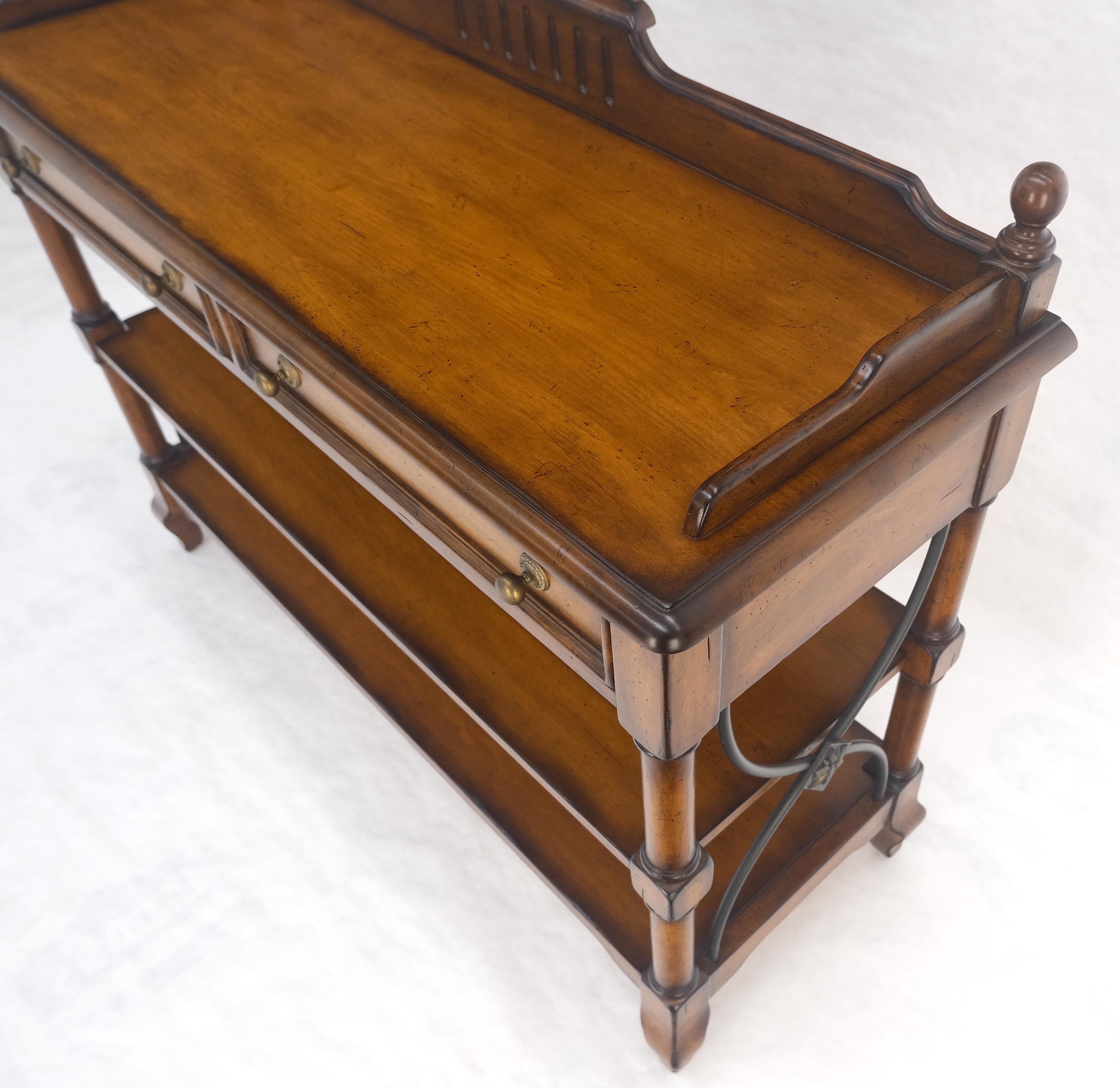 Liz Coloni spagnola 2 cassetti 3 livelli credenza in legno di frutta server MINT in vendita 11