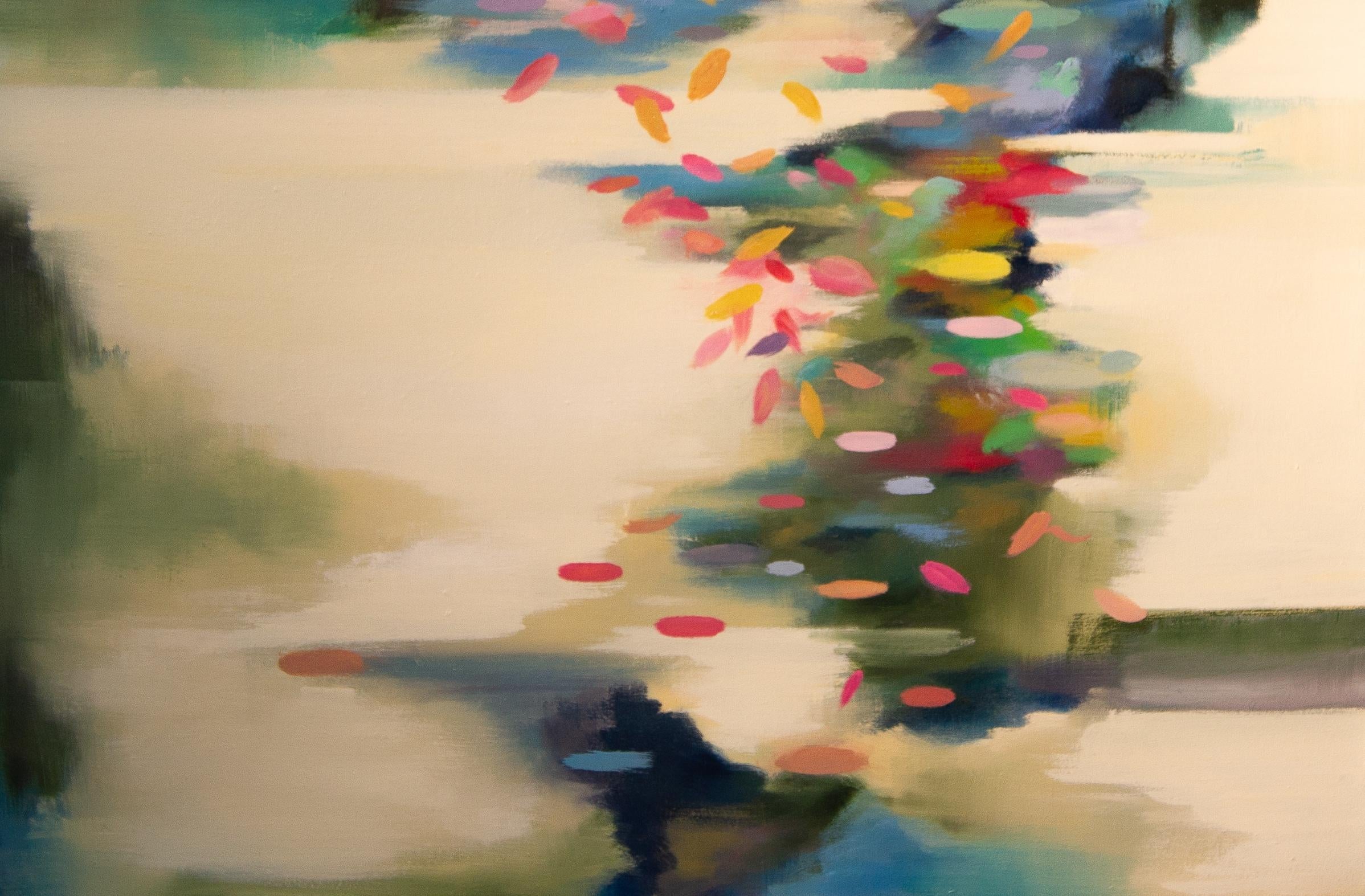 Meditation Series Burst - Painting by Liz Dexheimer