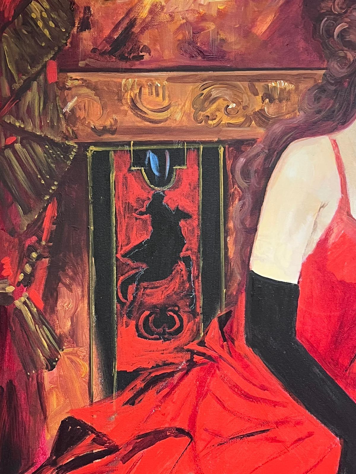 Nicole Kidman (Moulin Rouge)
von Liz London, britische Zeitgenossin
signiertes Acryl auf Leinwand, gerahmt
Gerahmt: 46 x 36 Zoll
Leinwand: 39 x 30 Zoll
Provenienz: Privatsammlung, Großbritannien
Zuvor ausgestellt in der Royal Academy,