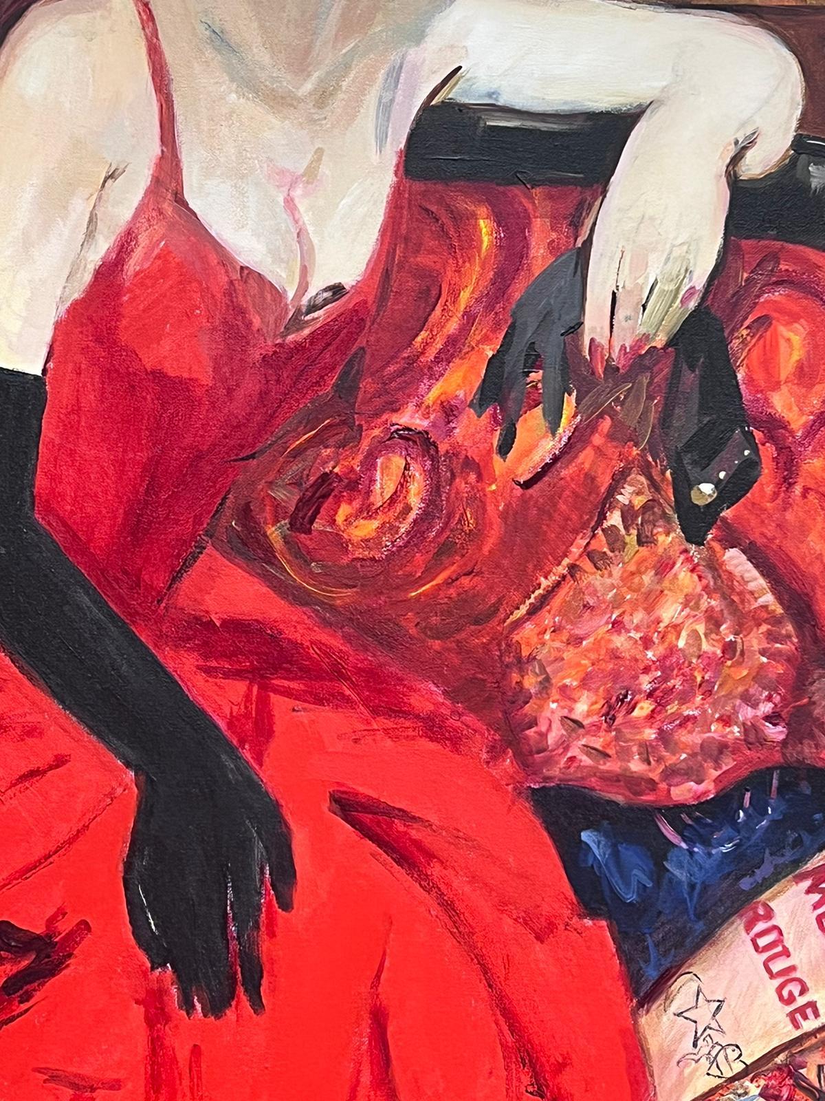 Enorme Retrato Británico Nicole Kidman Moulin Rouge Exposición de la Real Academia en venta 3